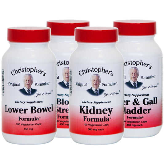 Christopher's Original Formulas Herbal Cleansing Starter Kit 1200 Capsules