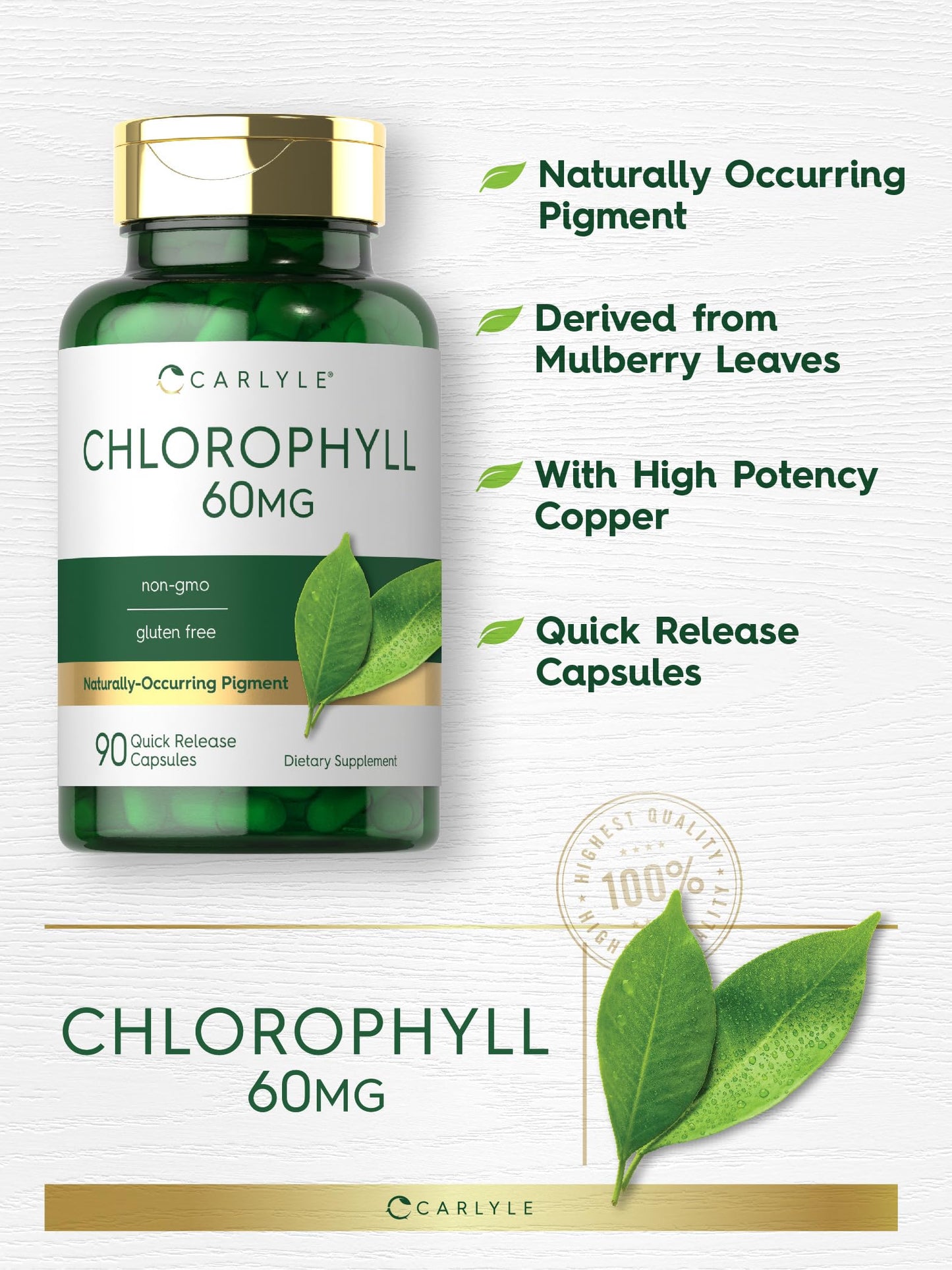 Carlyle Chlorophyll 90 Capsules