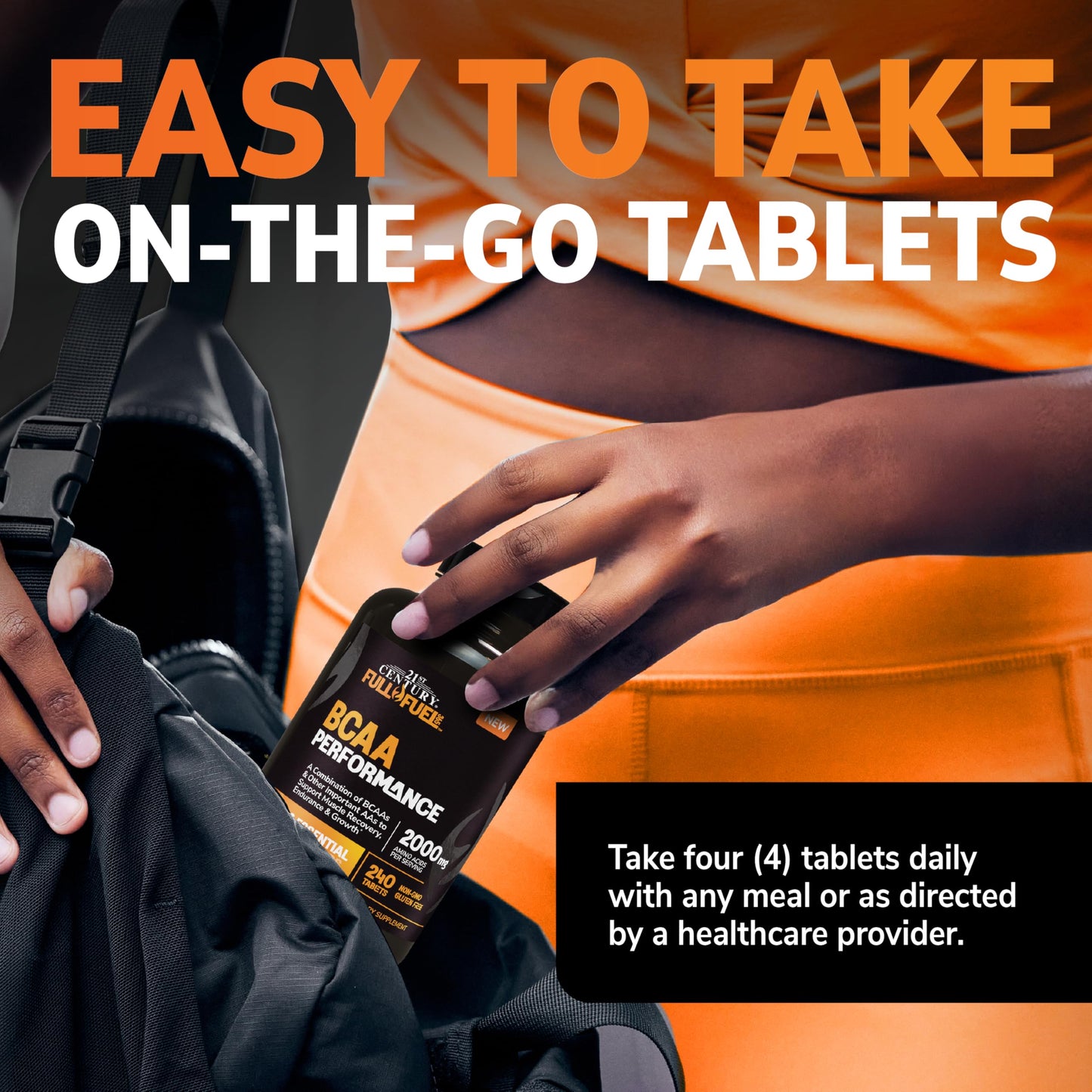 21st Century Full Fuel 365 BCAA Performance Tablets, 240