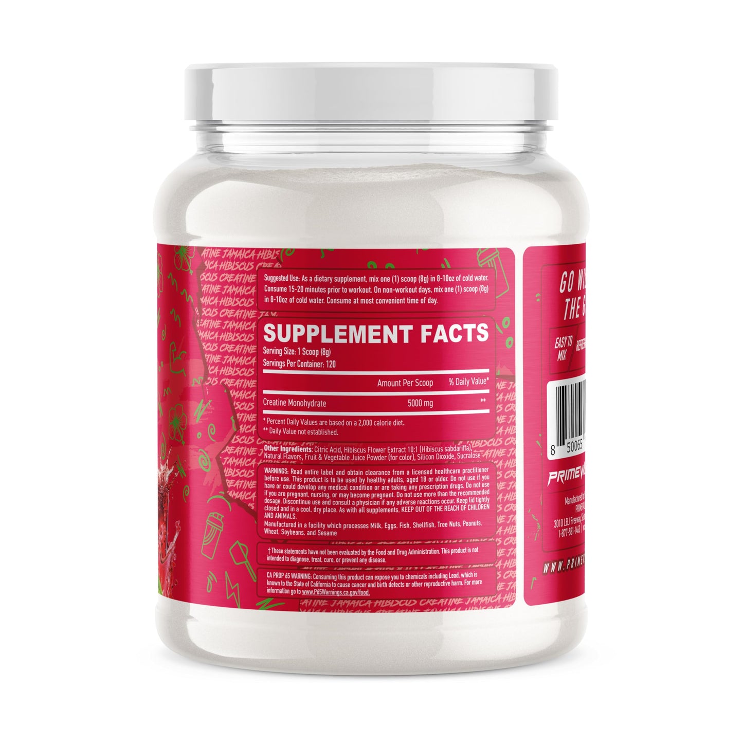 Primeval Labs Clean Creatine Monohydrate Powder 720