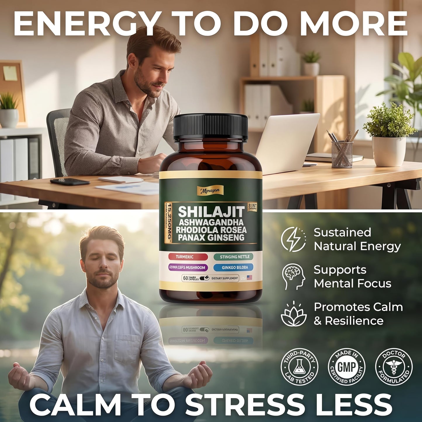 MPRAYAN Ashwagandha 60 Capsules