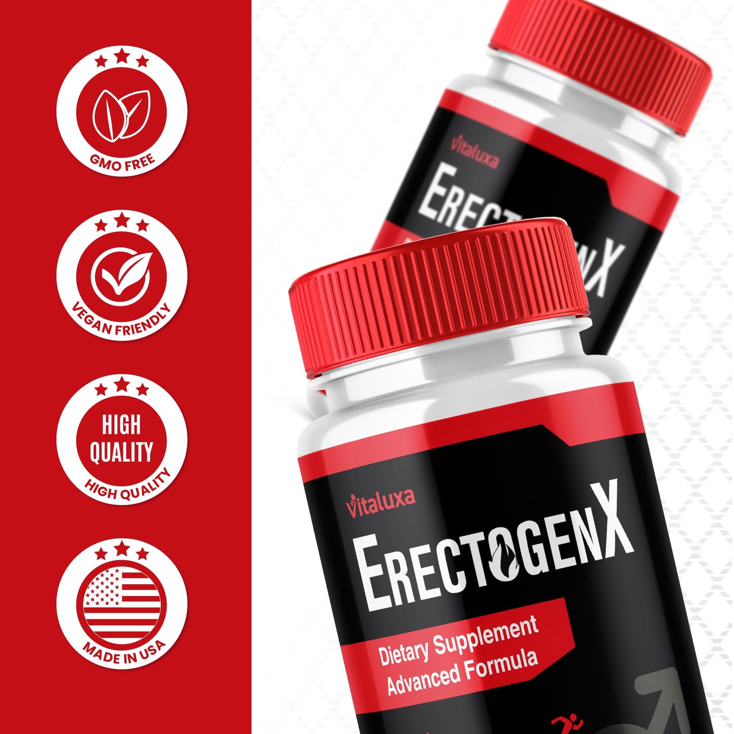 Vitaluxa ErectogenX Capsules 60 Count