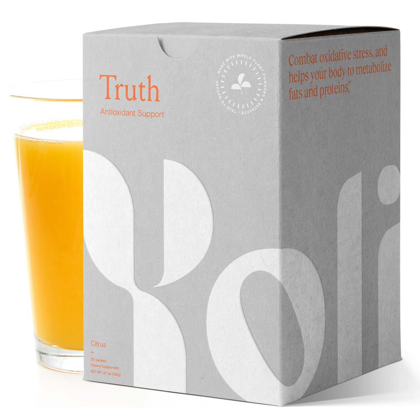 Yoli Truth Antioxidant and Immune Support Supplement with Vitamin C, Botanicals, Superfruits, and Minerals Powder 4.7 Ounce