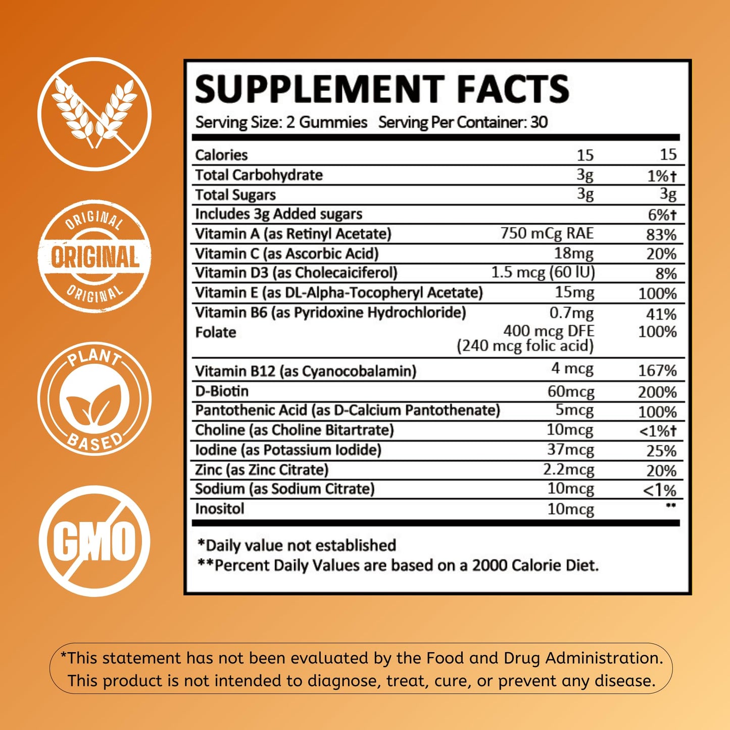 Siyolaherb Fibroid Shrink Gummies, 60 Count