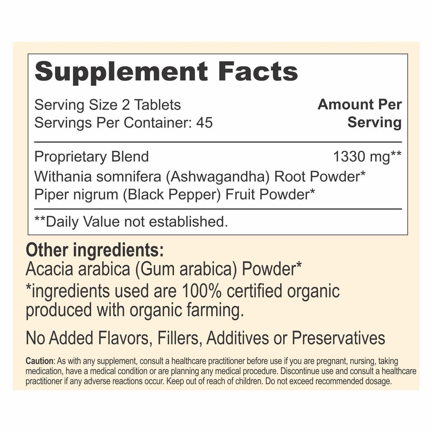 PureAyurbliss Ashwagandha Powder 8 oz