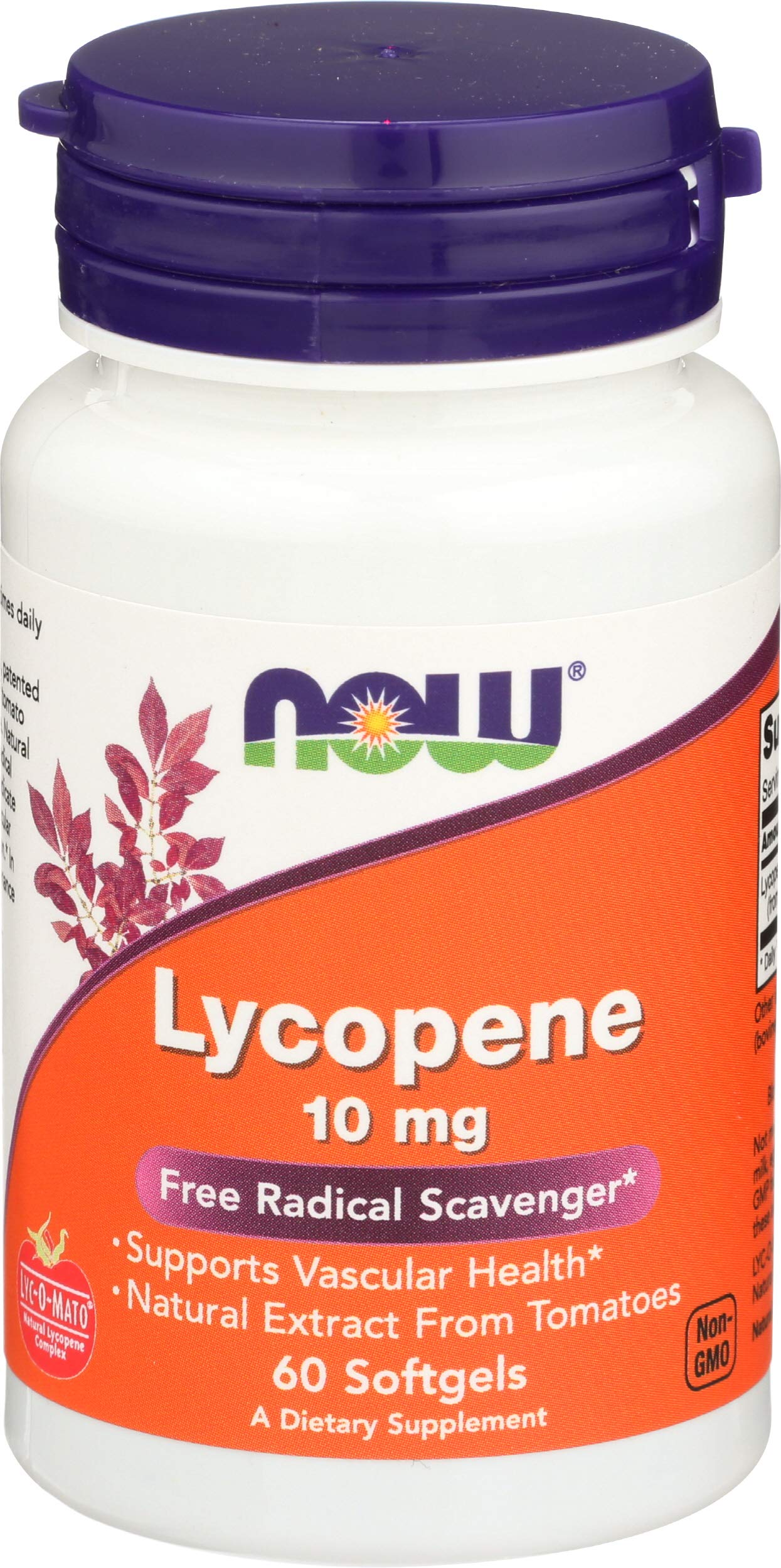 NOW Foods Lycopene 10 mg Capsule 60 Count