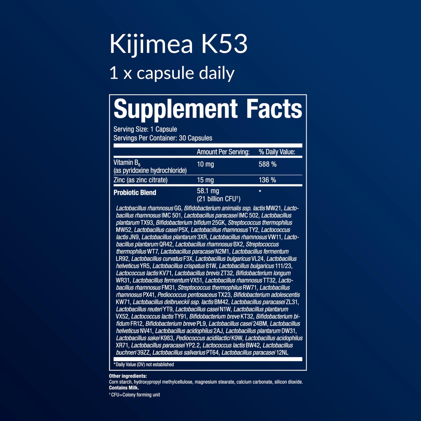 Kijimea K53 Probiotic Capsules, 30 Count