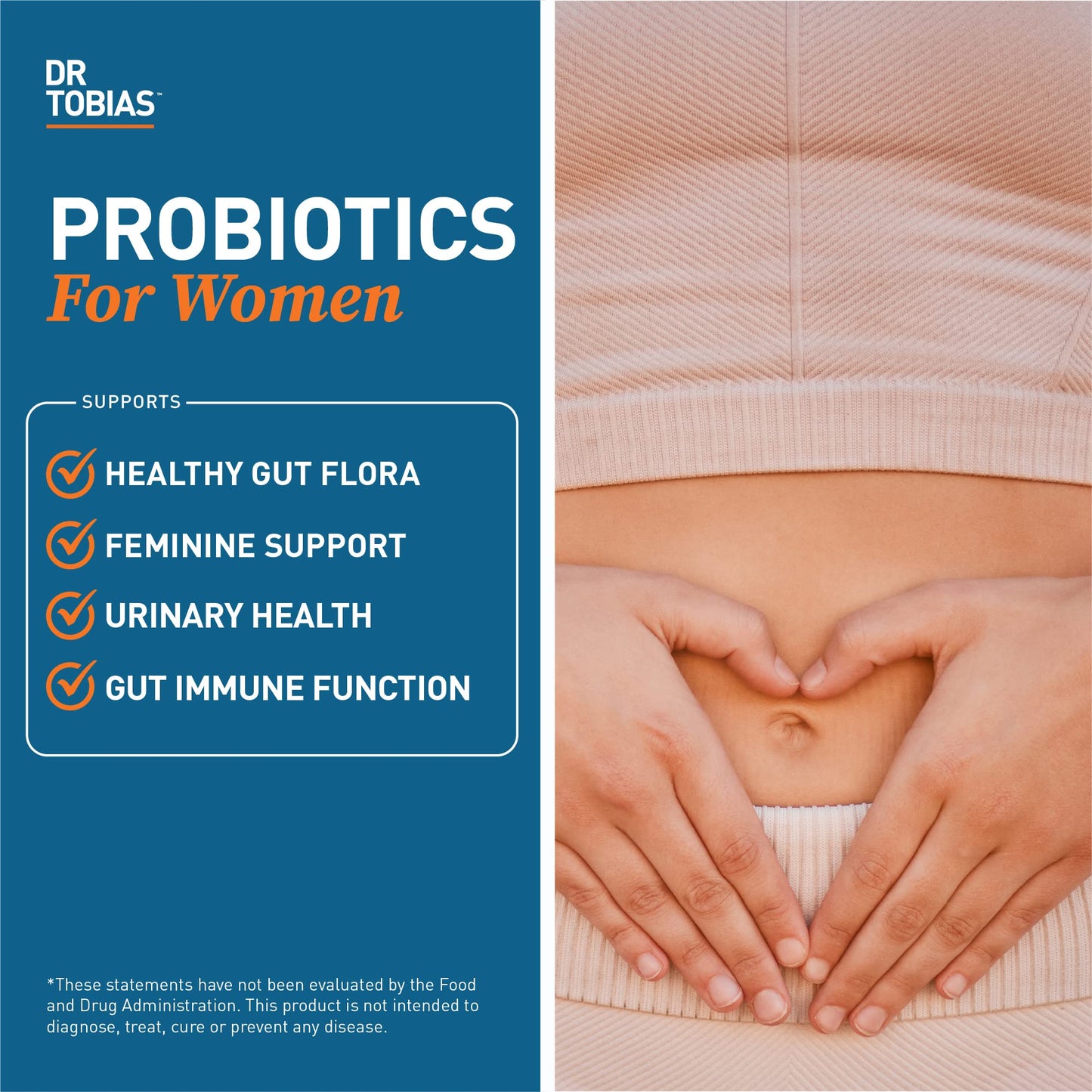 Dr. Tobias Probiotics for Women 5 Billion CFU Capsules 60 Count