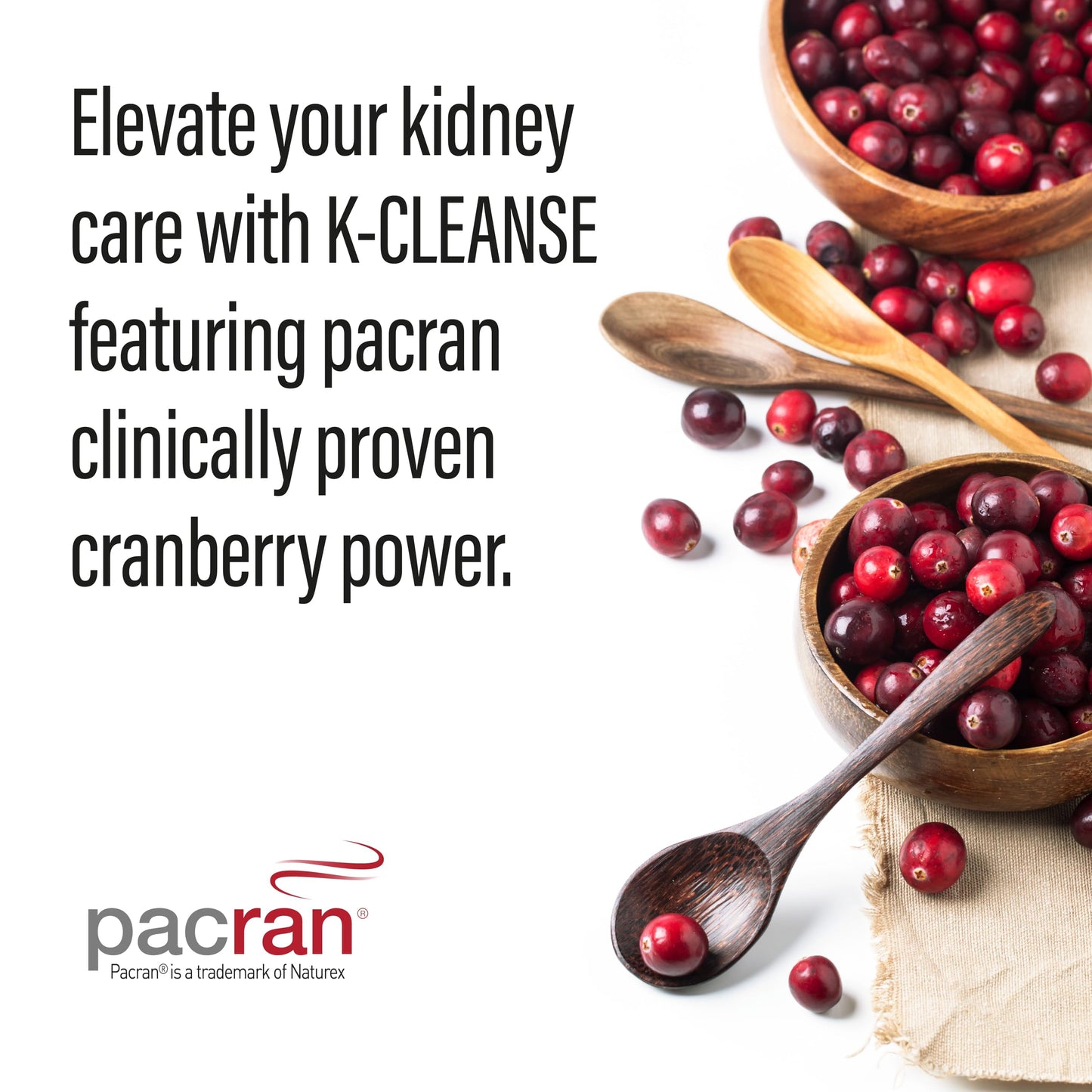 NANOWELL K-Cleanse Kidney Cleanse Supplement with Pacran Cranberry Extract, Magnesium, Selenium, Vitamins B5 & B6, 60 Capsules
