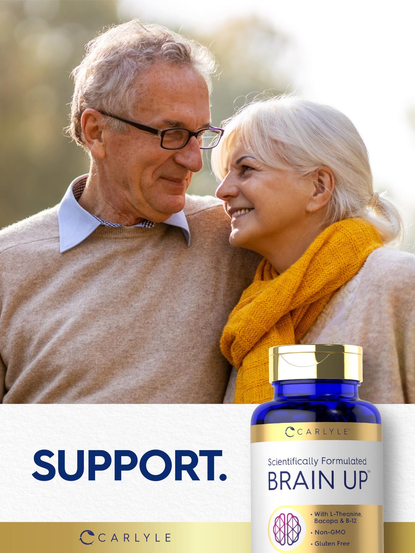 Carlyle Brain Nootropic Supplement Softgels 60 Count