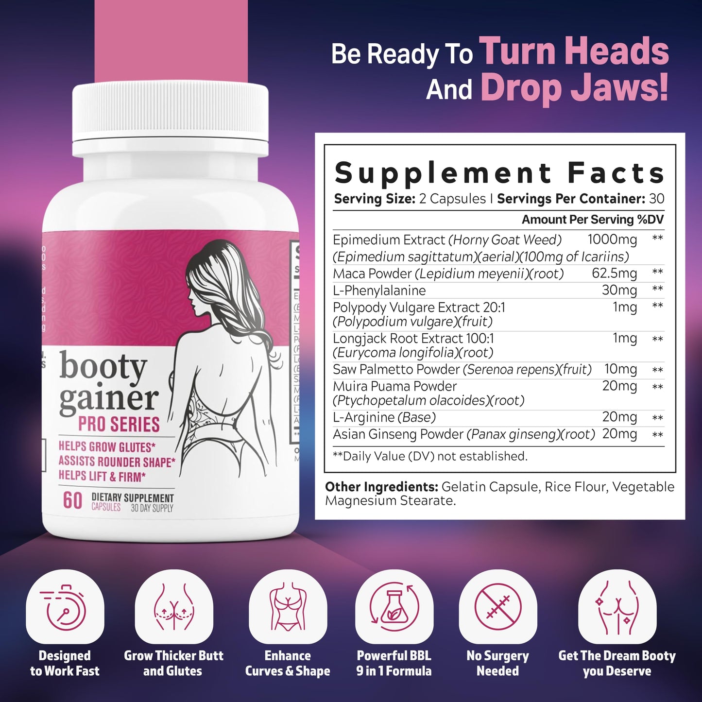 EPN Supplements Booty Gainer Pro Series Capsule 1 Count