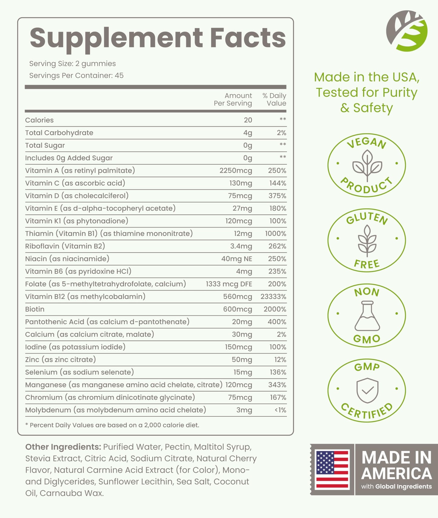 BariSlim Advanced Bariatric Multivitamin Gummies - Kiwi, 90 Count