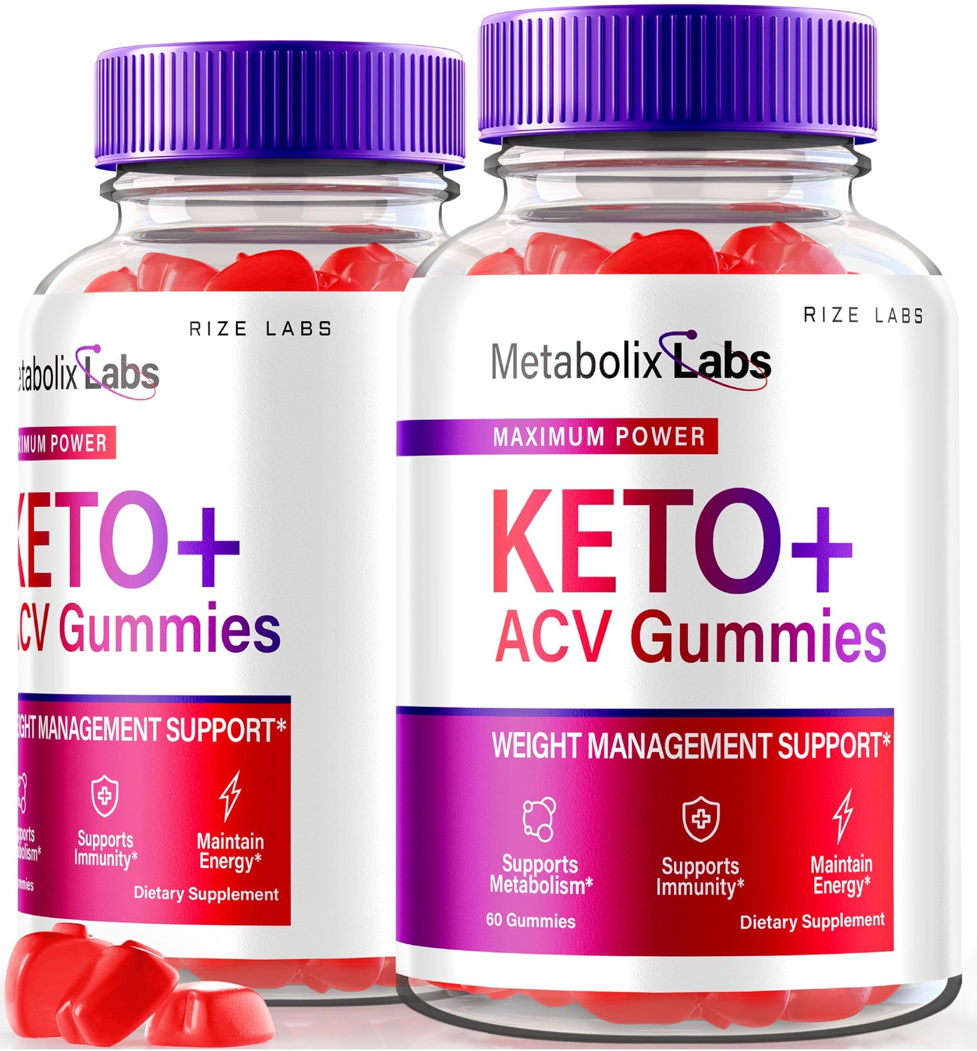 Rize Labs Keto ACV Gummies, 120 Gummies