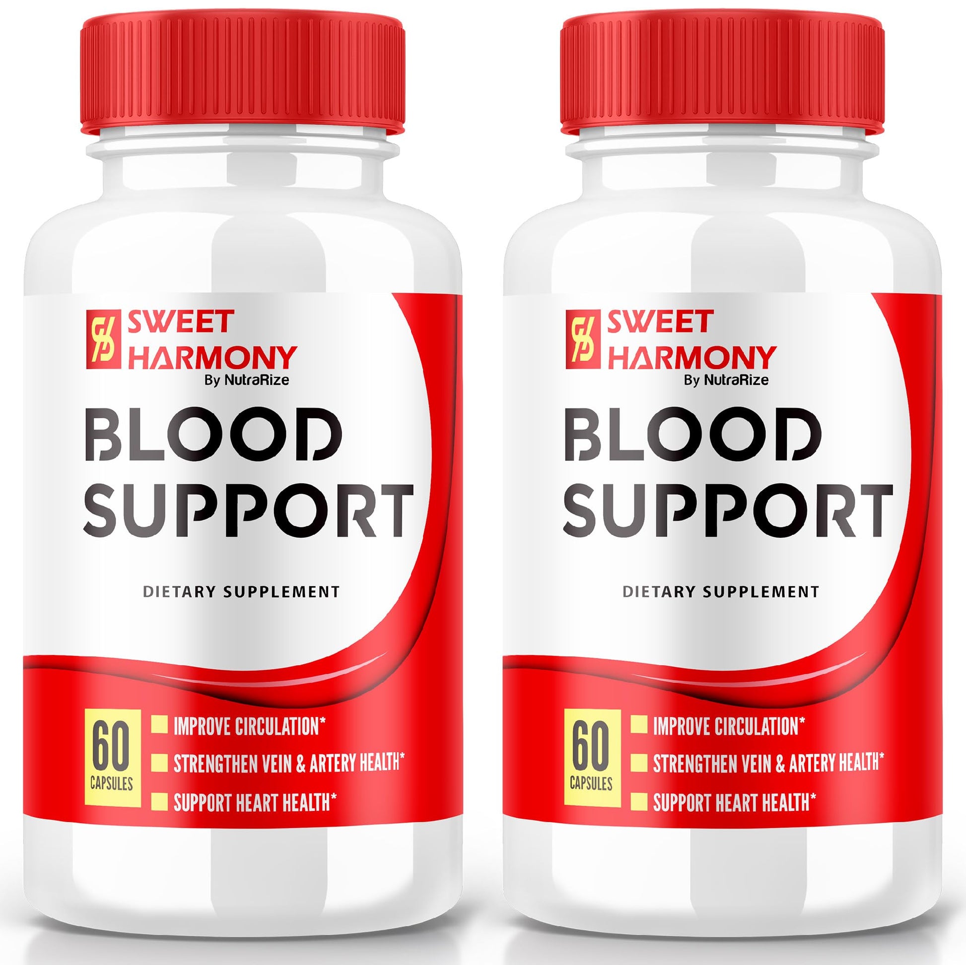 NutraRize Sweet Harmony Blood Support Formula Capsules, 120 Capsules