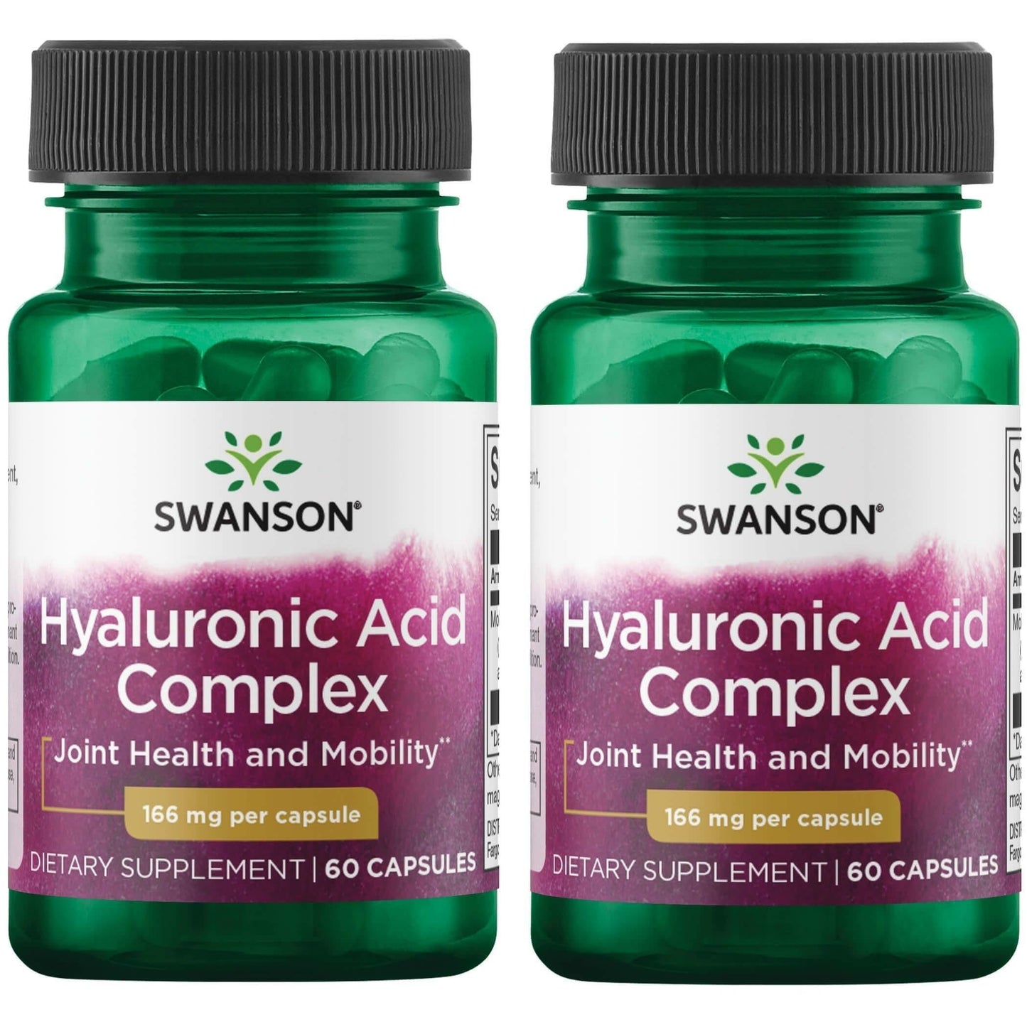 Swanson Hyaluronic Acid Complex 166 mg 60 Capsules