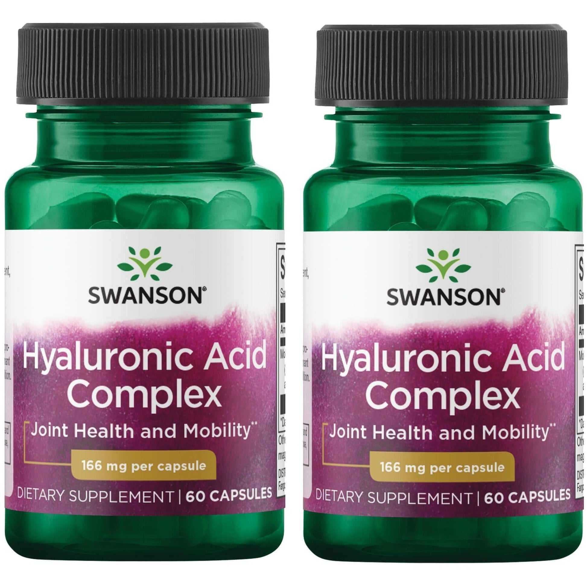 Swanson Hyaluronic Acid Complex 166 mg 60 Capsules