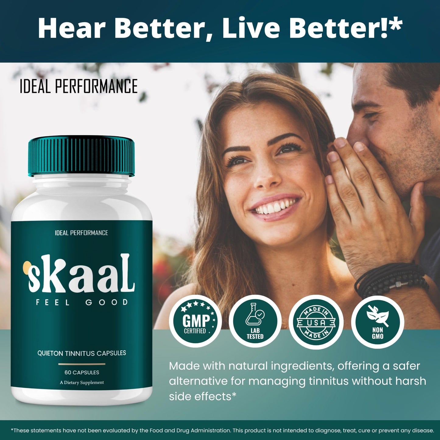 IDEAL PERFORMANCE Skaal Tinnitus Capsules, 300 Count