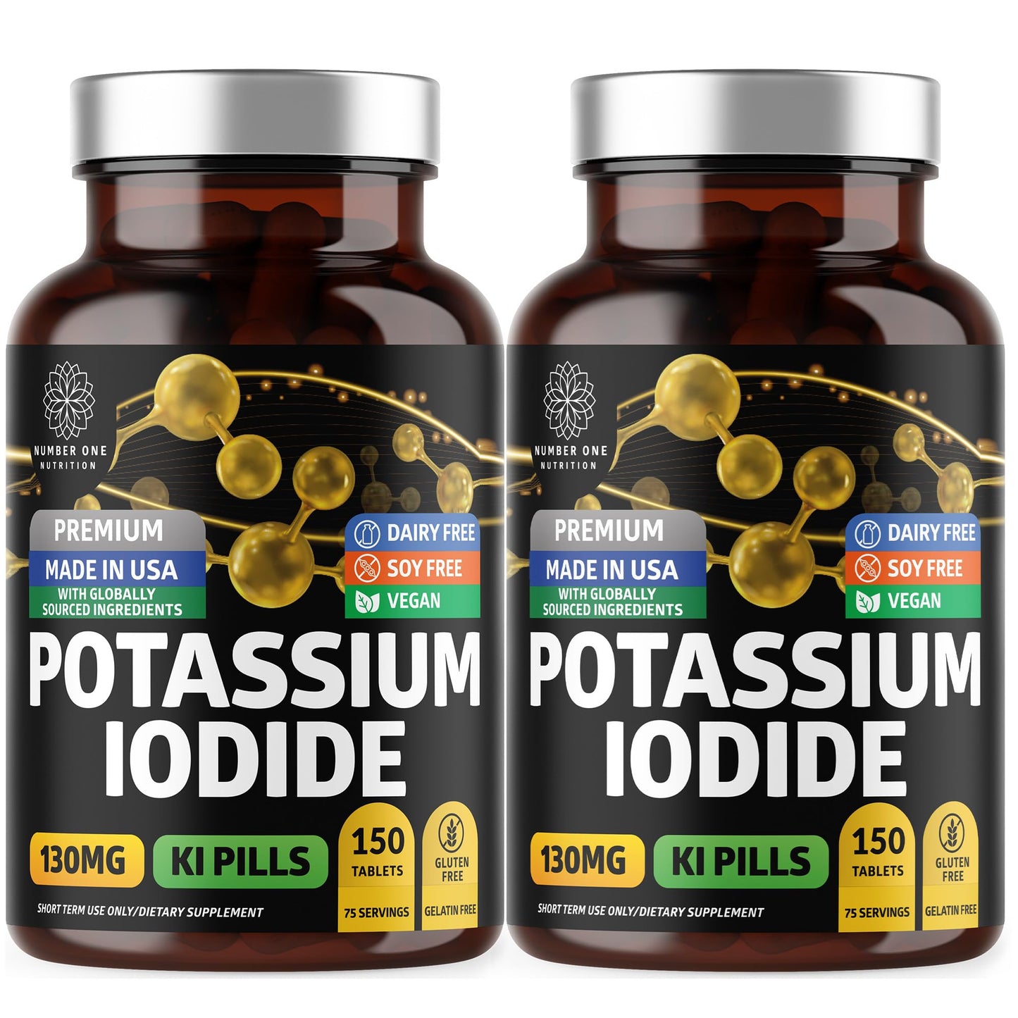 Number One Nutrition Potassium Iodide Tablets, 300 Count