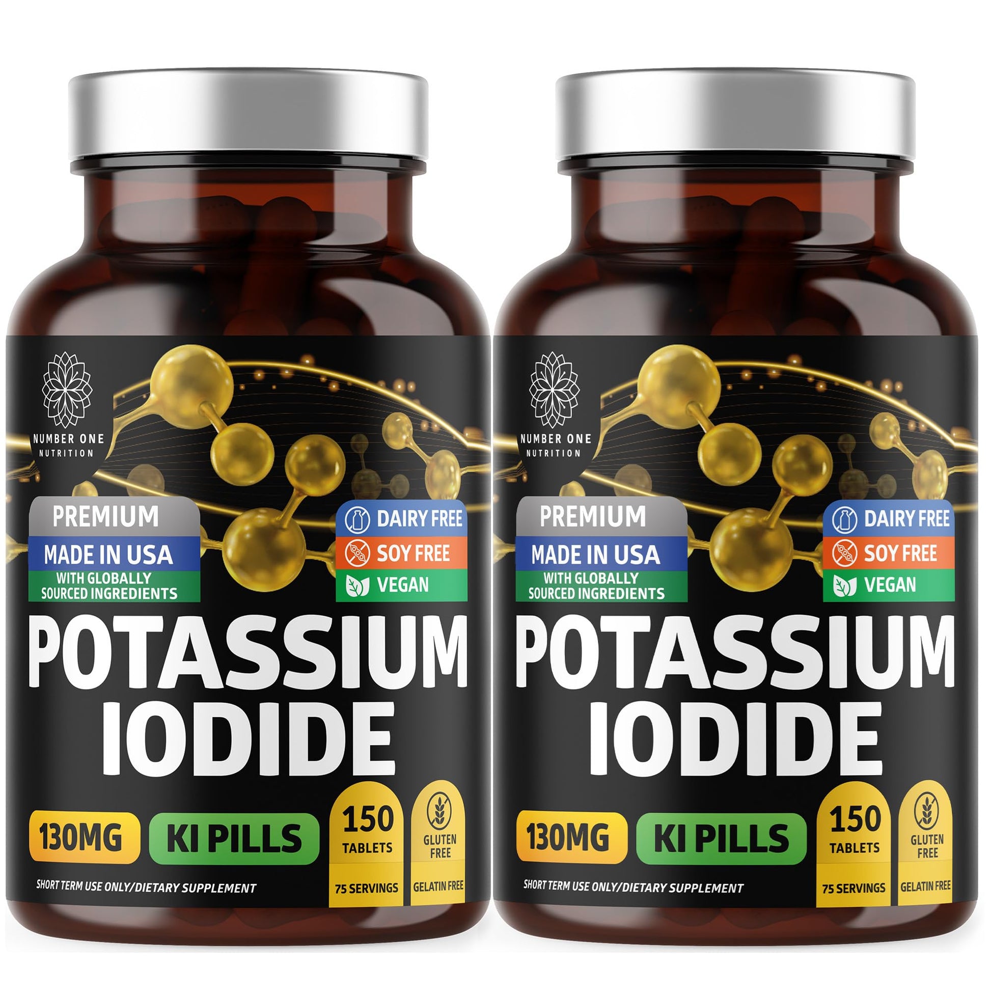Number One Nutrition Potassium Iodide Tablets, 300 Count