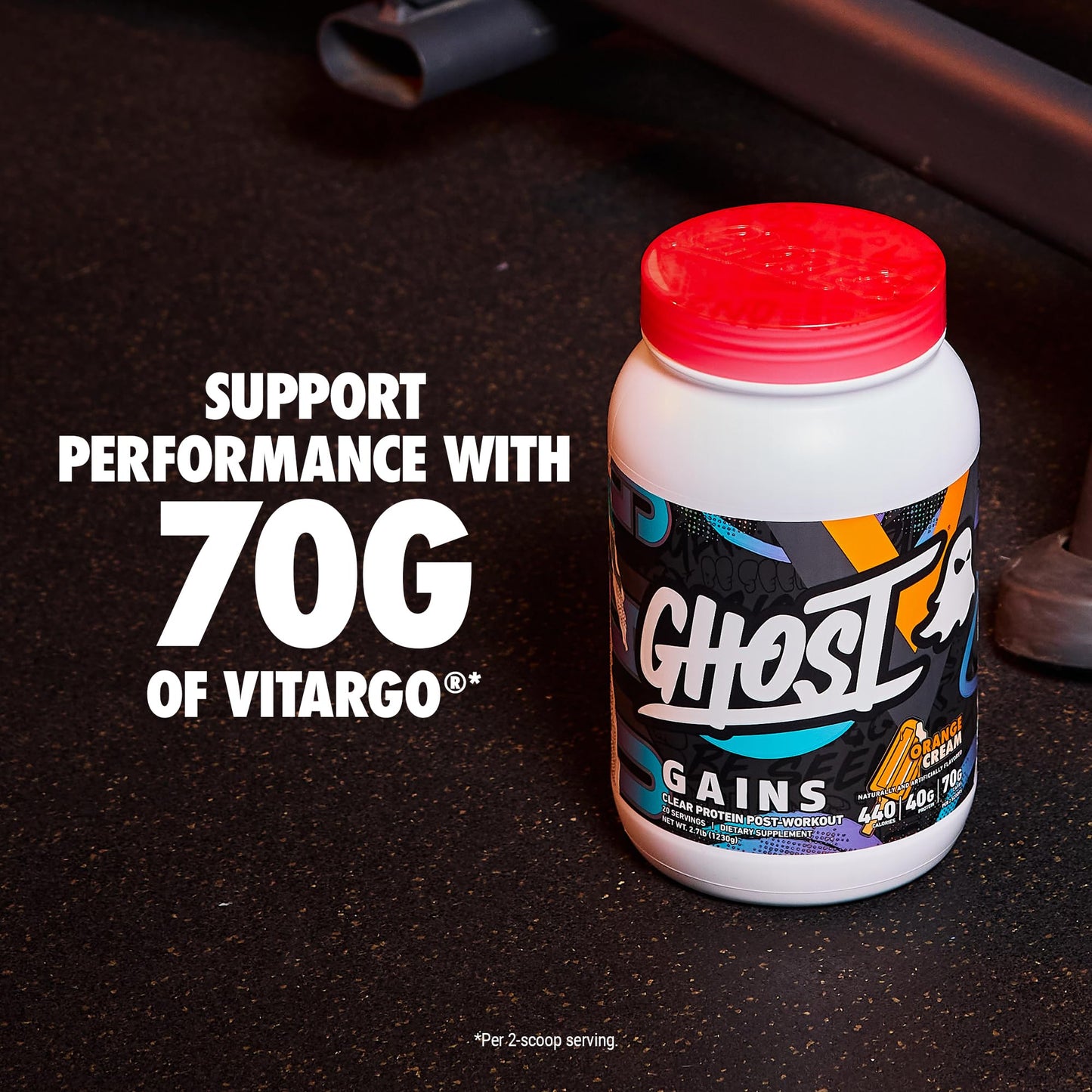 GHOST Clear Gains Mass Gainer Protein Powder 2.7 Pound
