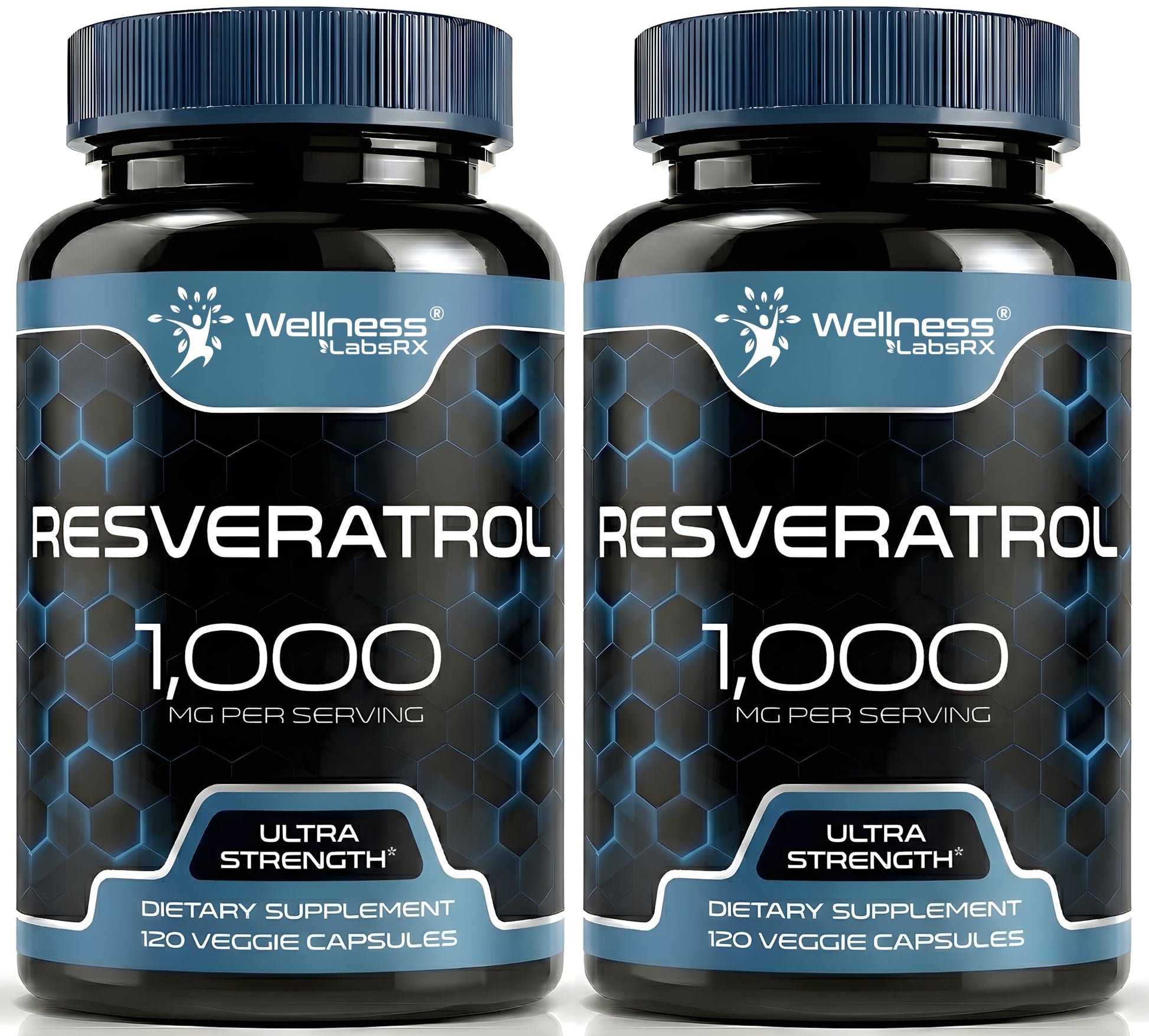 WELLNESS LABSRX Resveratrol 1000mg Capsules, 240 Count