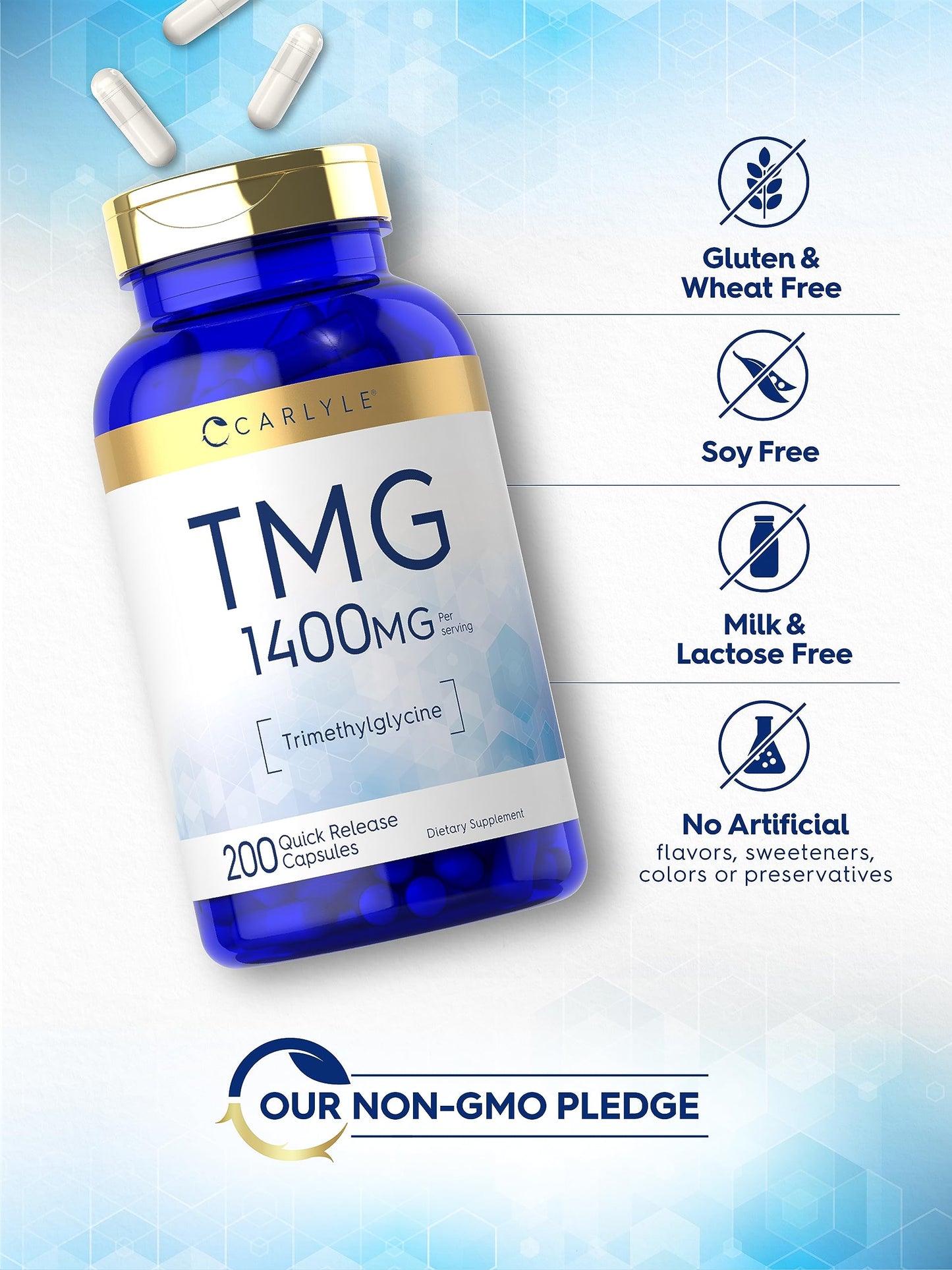 Carlyle TMG Supplement Capsule 200