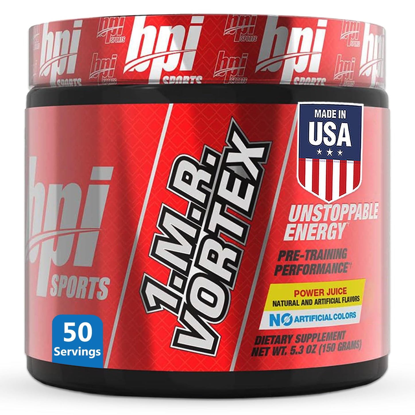 BPI Sports 1.M.R Vortex Pre Workout Powder, 50 Servings