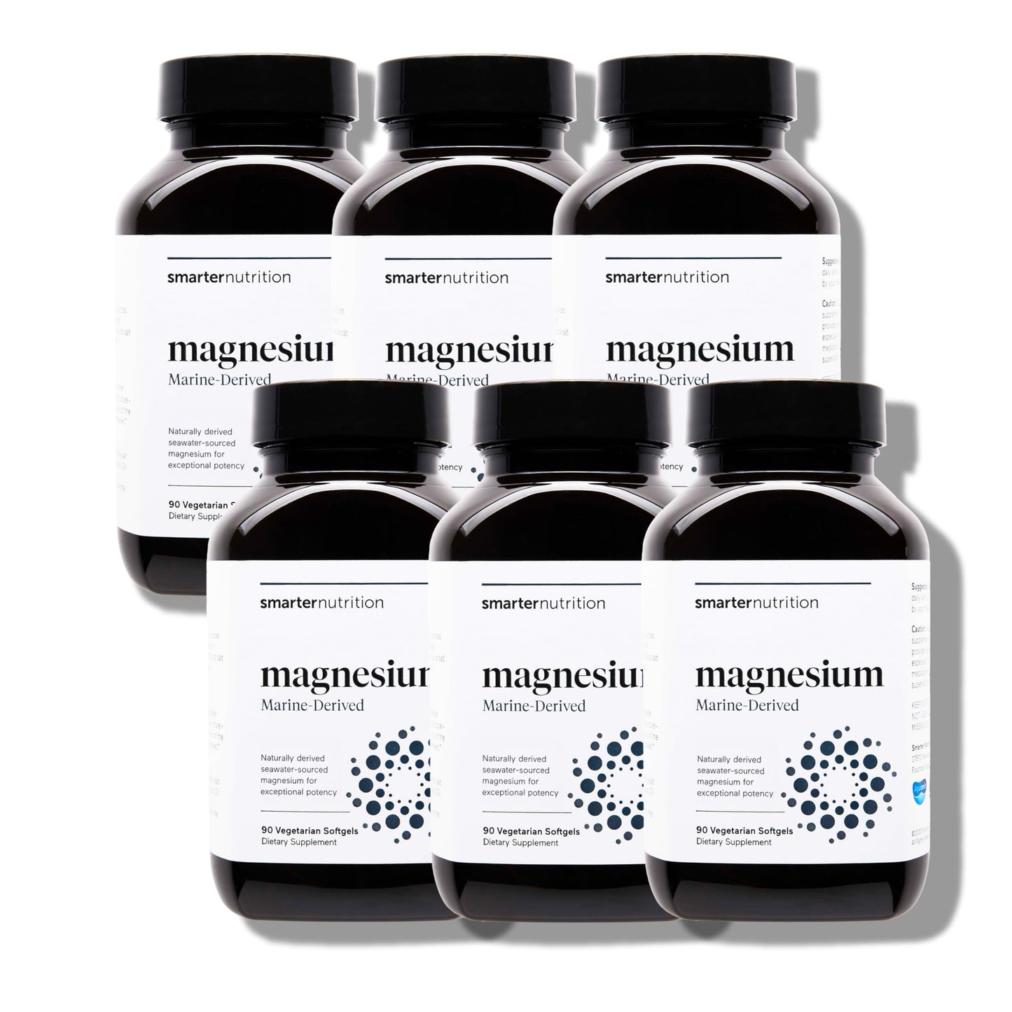 SMARTERNUTRITION Marine Magnesium Supplement 300mg Softgels 540