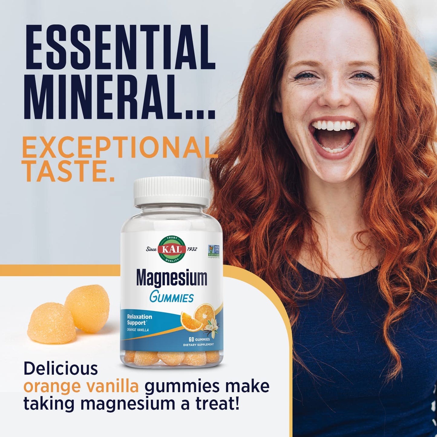KAL Magnesium Citrate Gummies 60 Gummies
