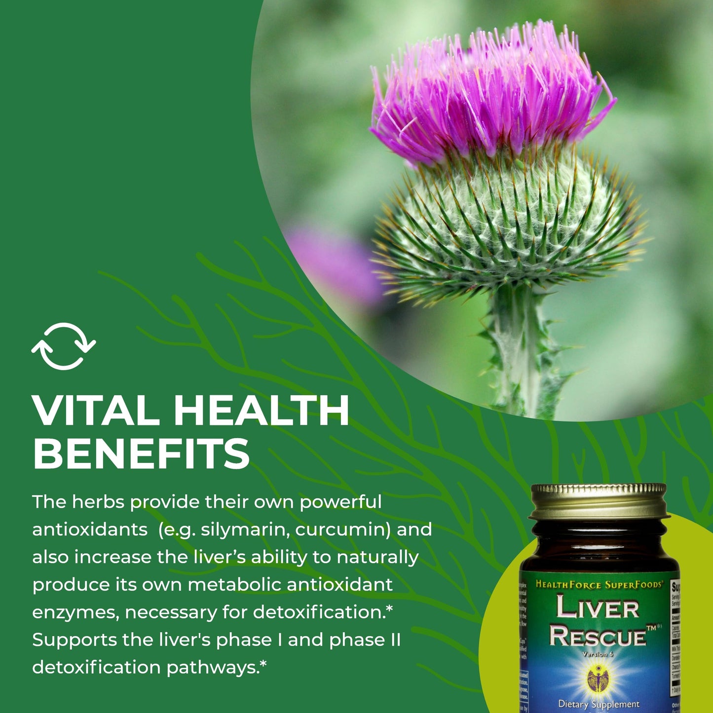 HEALTHFORCE SUPERFOODS Liver Rescue 30 Capsules