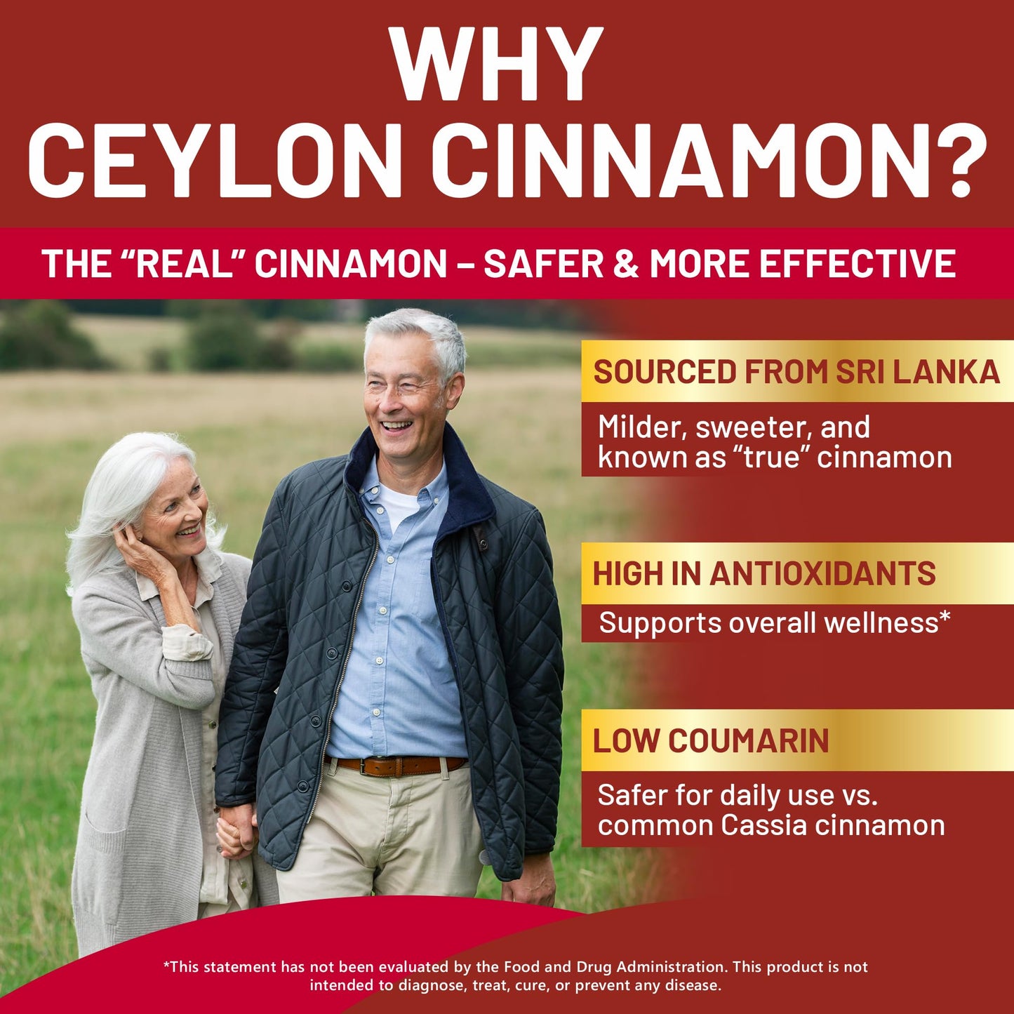 Kwala Nutrition Ceylon Cinnamon Supplement Capsules, 60 Count