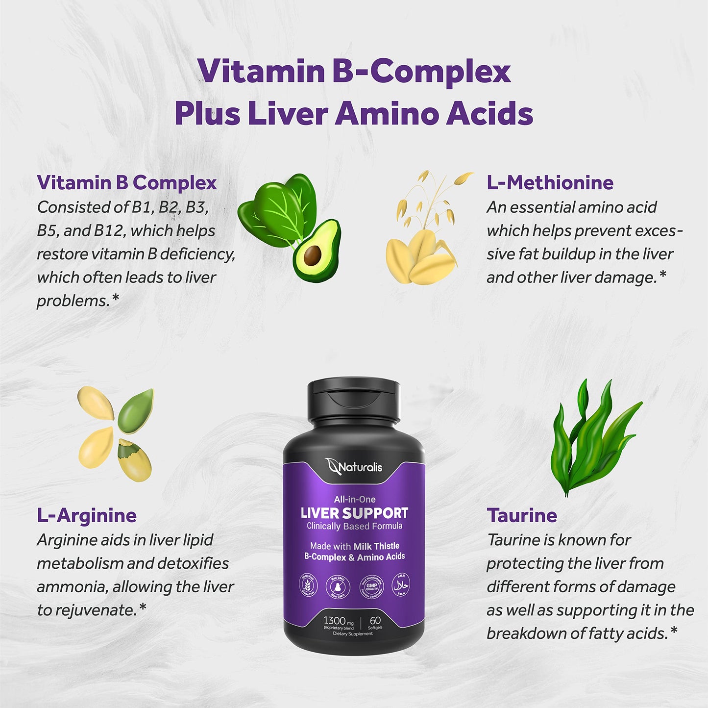 Naturalis Milk Thistle Liver Support Softgels 60