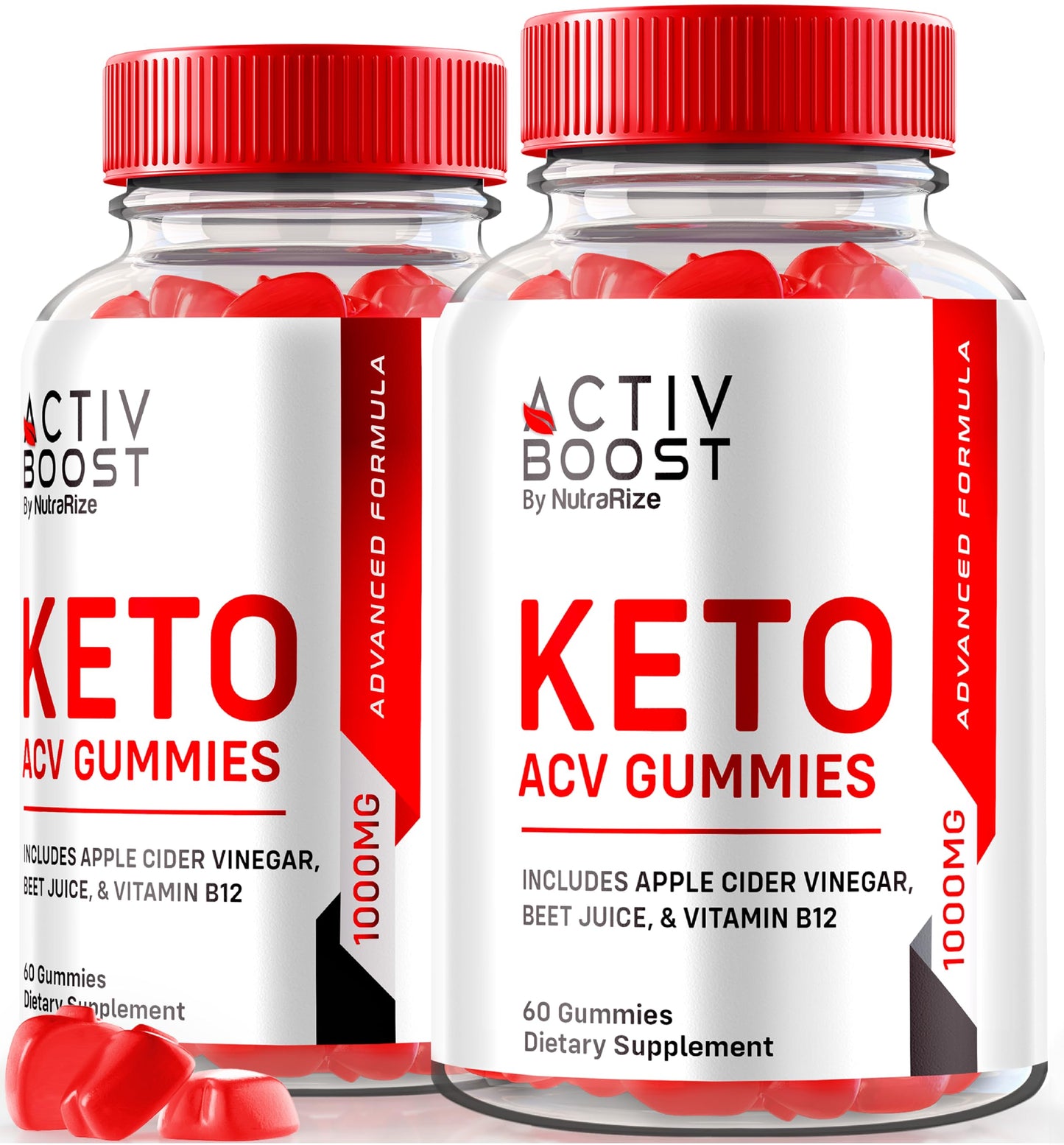 NutraRize Activ Boost Keto ACV Gummies 120 Gummies