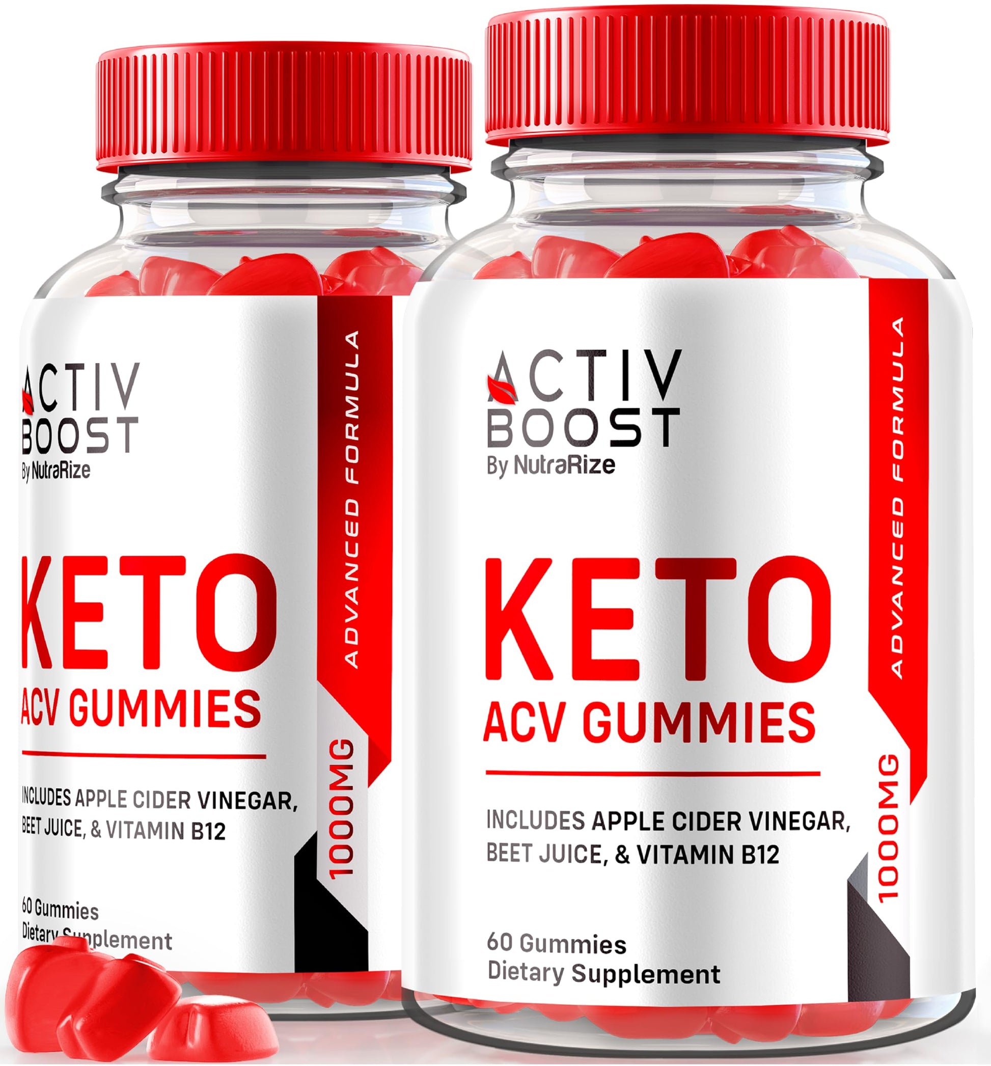 NutraRize Activ Boost Keto ACV Gummies 120 Gummies