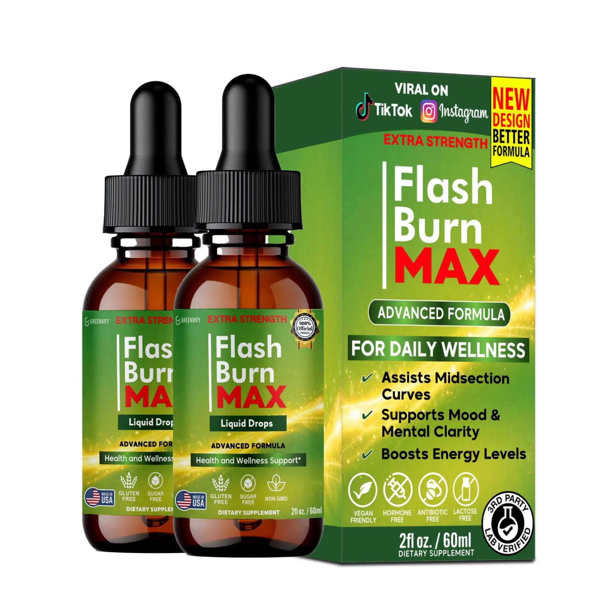 GREENVIFY Flash Liquid Drops 2 Capsules