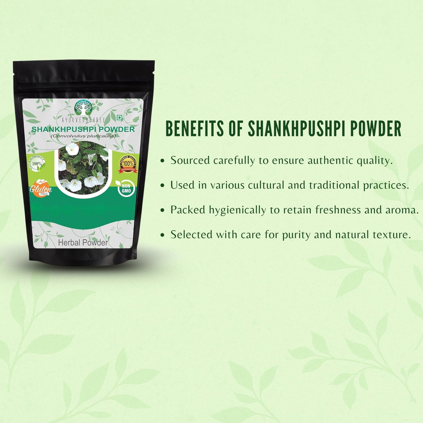 AYURVEDASHREE Shankhpushpi Powder 7.05 Ounce