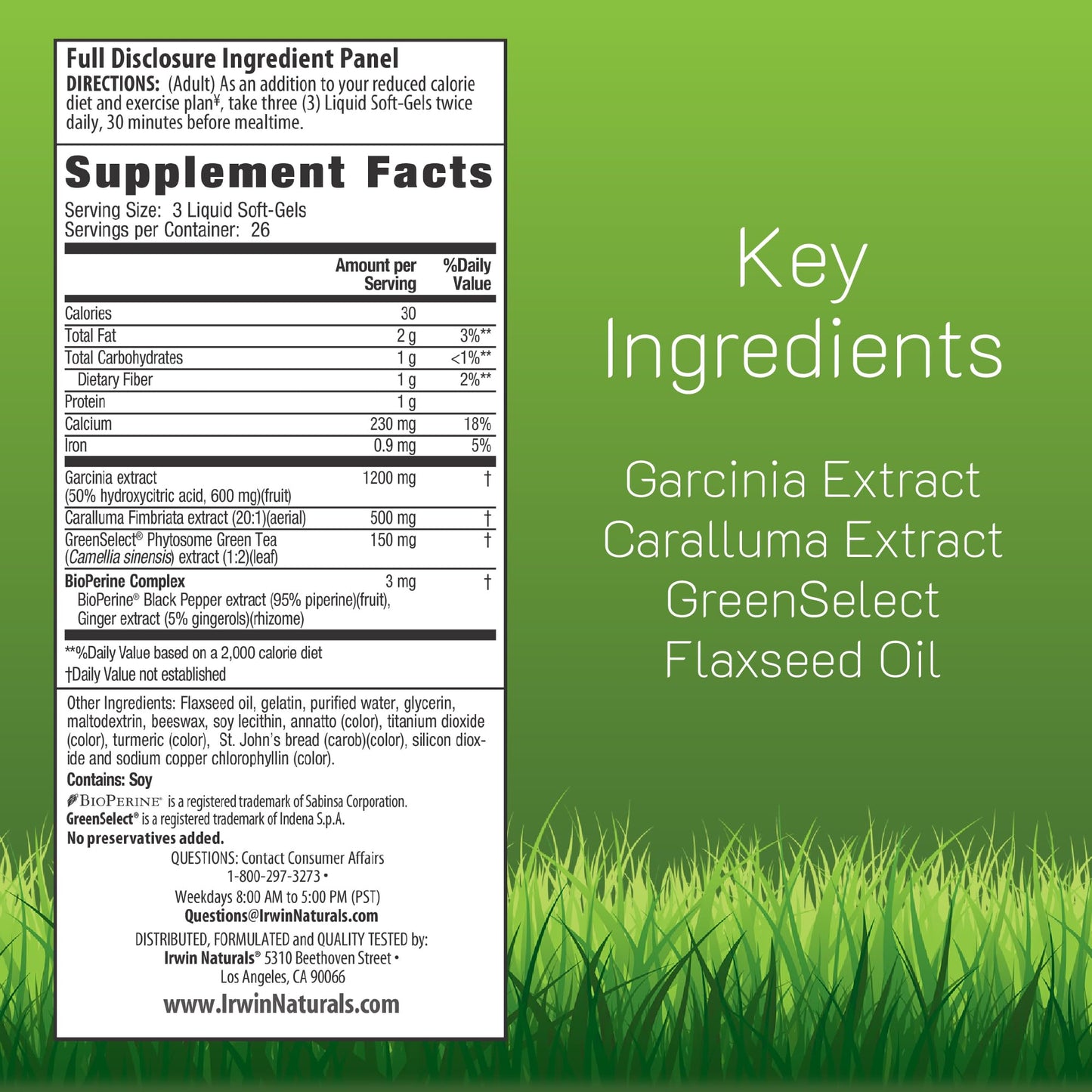 Irwin Naturals Triple-Diet Fat Reduction Max Accelerator Softgel, 1 Count