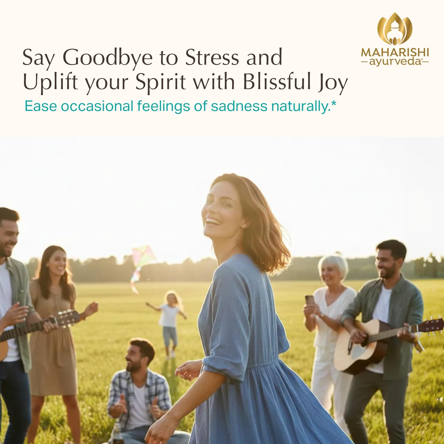 Maharishi Ayurveda Blissful Joy 1000 mg Tablet, 60 Tablets