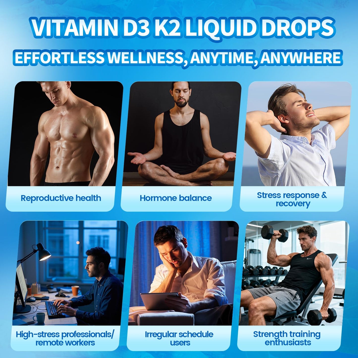 VivoNu Tongkat Ali Liquid Drops with Shilajit Softgel 1 Count