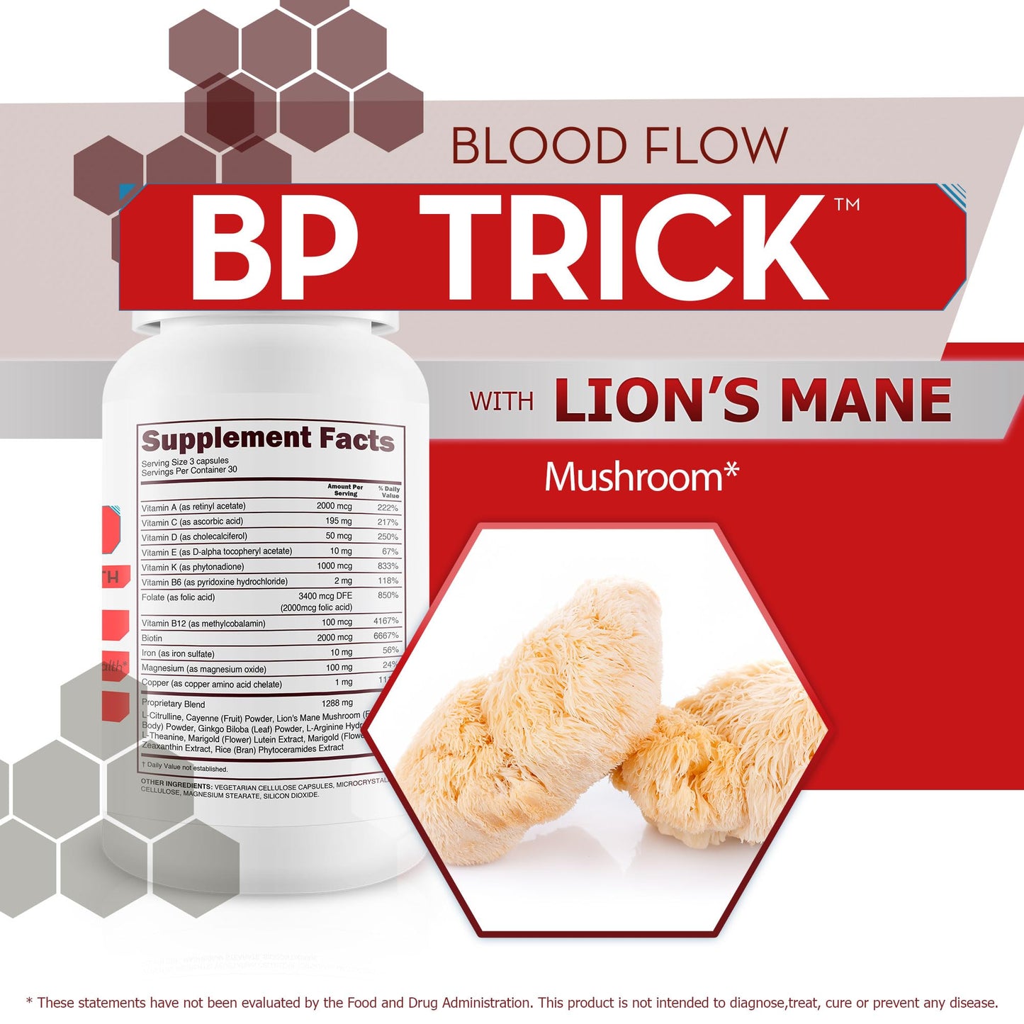 True You Health BP Trick Blood Flow Booster Capsule, 90 Capsules