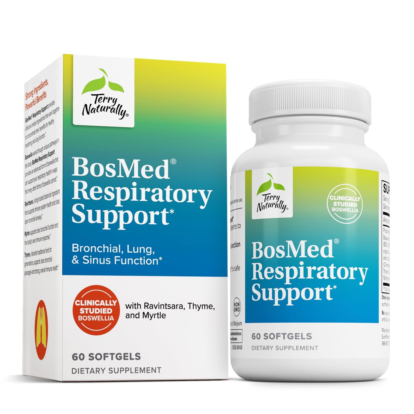 Terry Naturally BosMed Respiratory Support Softgels 60 Count