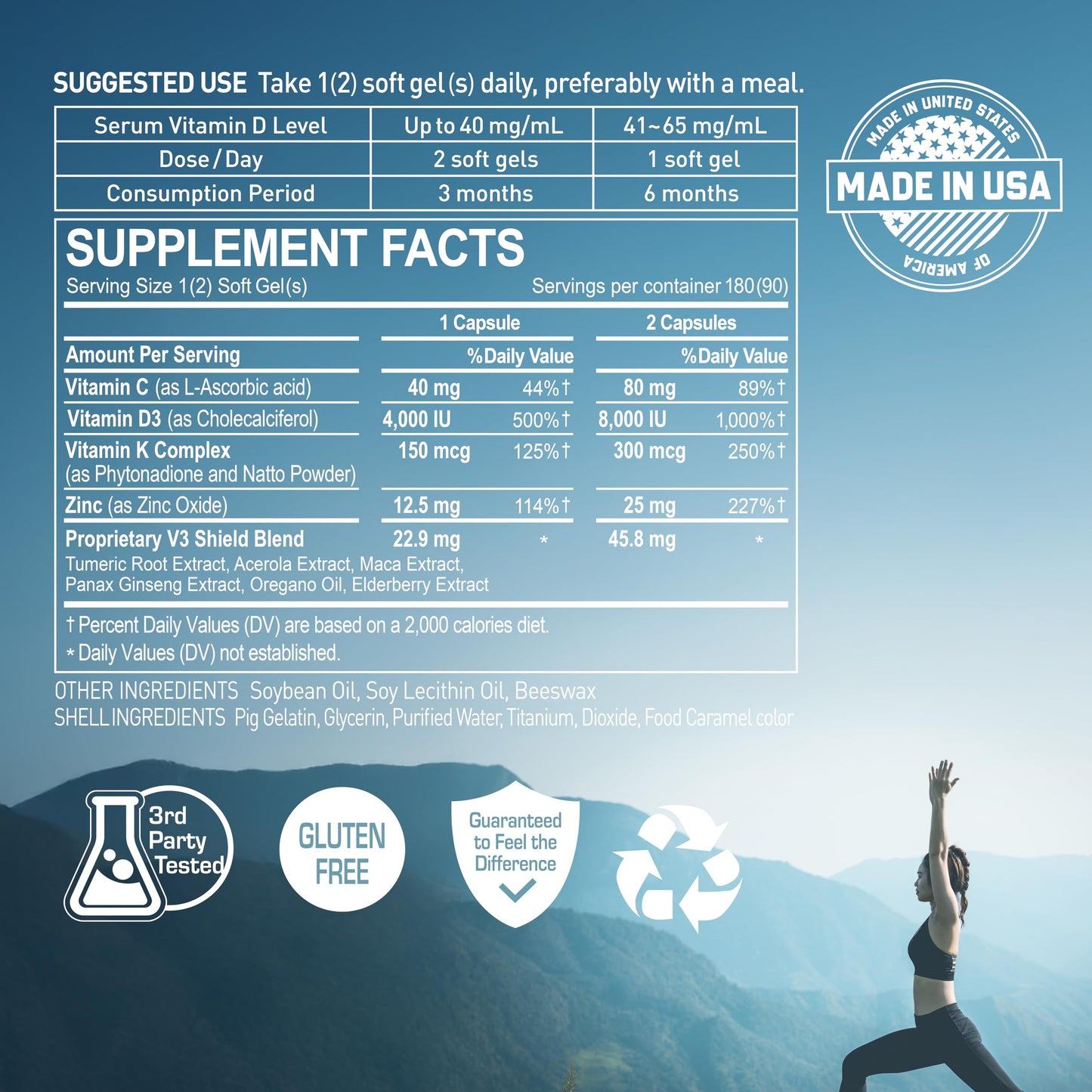 NANOWELL V3 Immuno Shield Softgels 360 Count