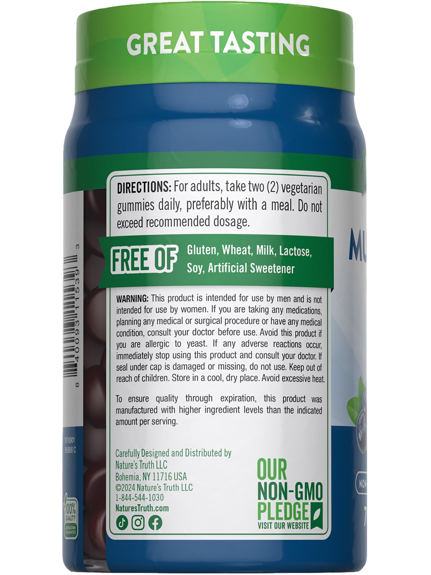 Nature's Truth Multivitamin for Men Gummies 70 Count