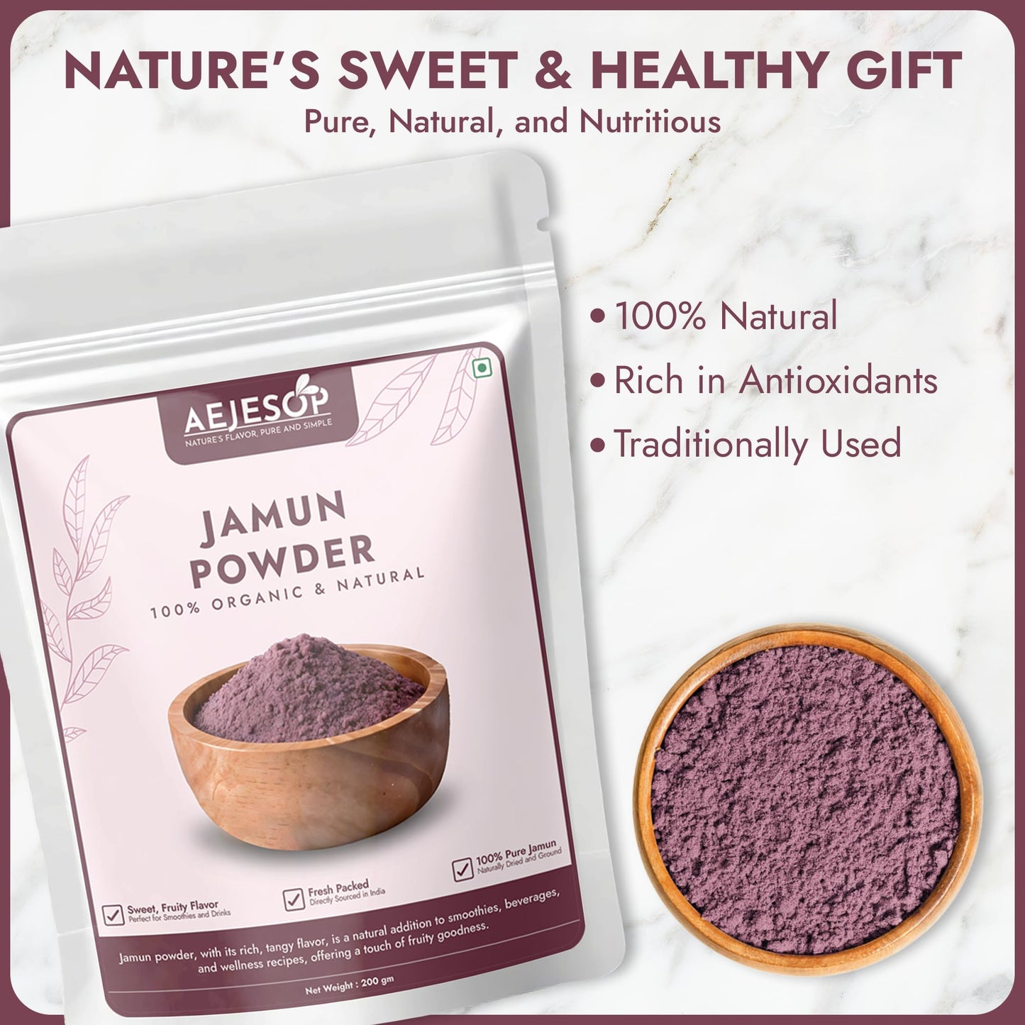 AEJESOP Jamun Powder 7.05 oz