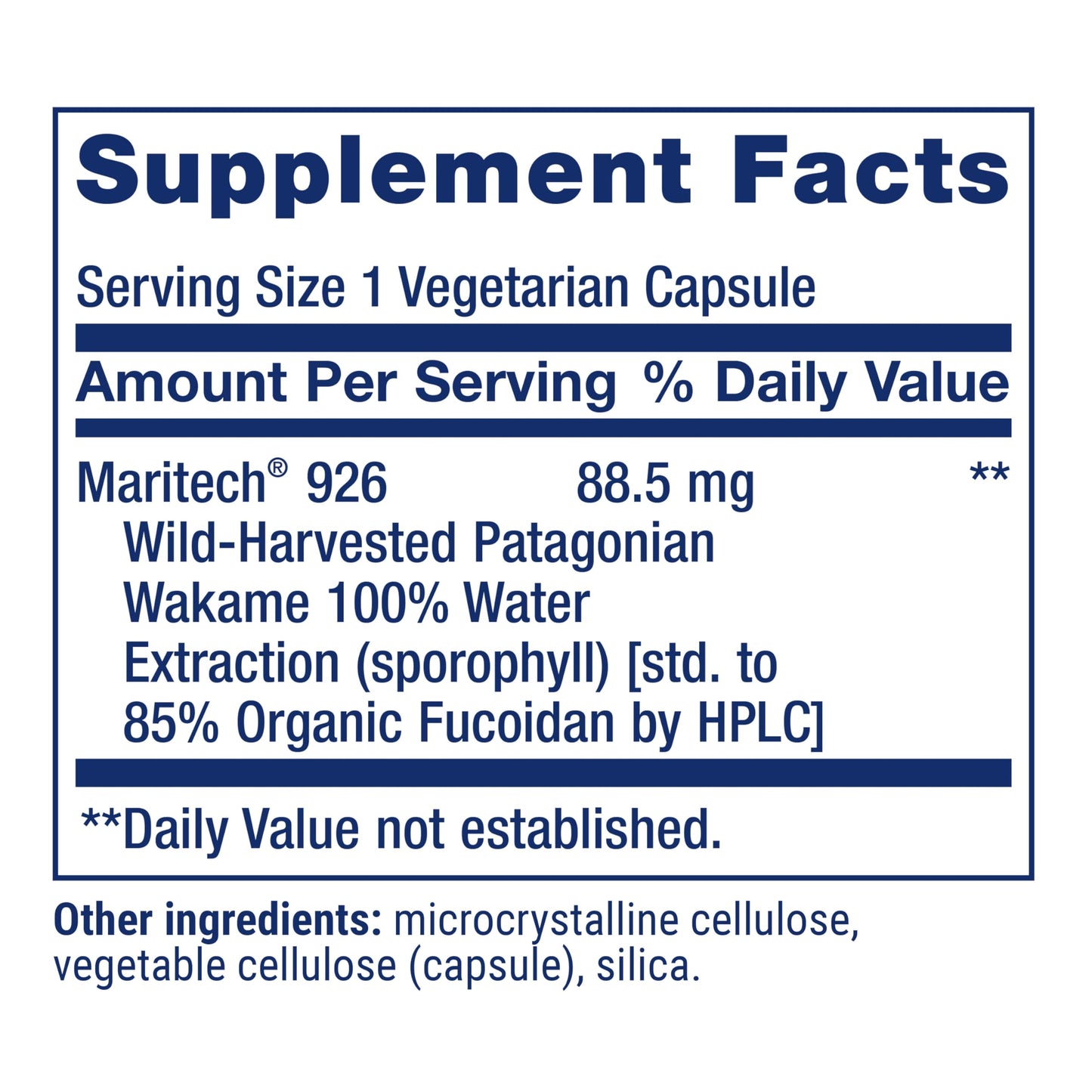 Life Extension Optimized Fucoidan with Maritech 926 60 Capsules