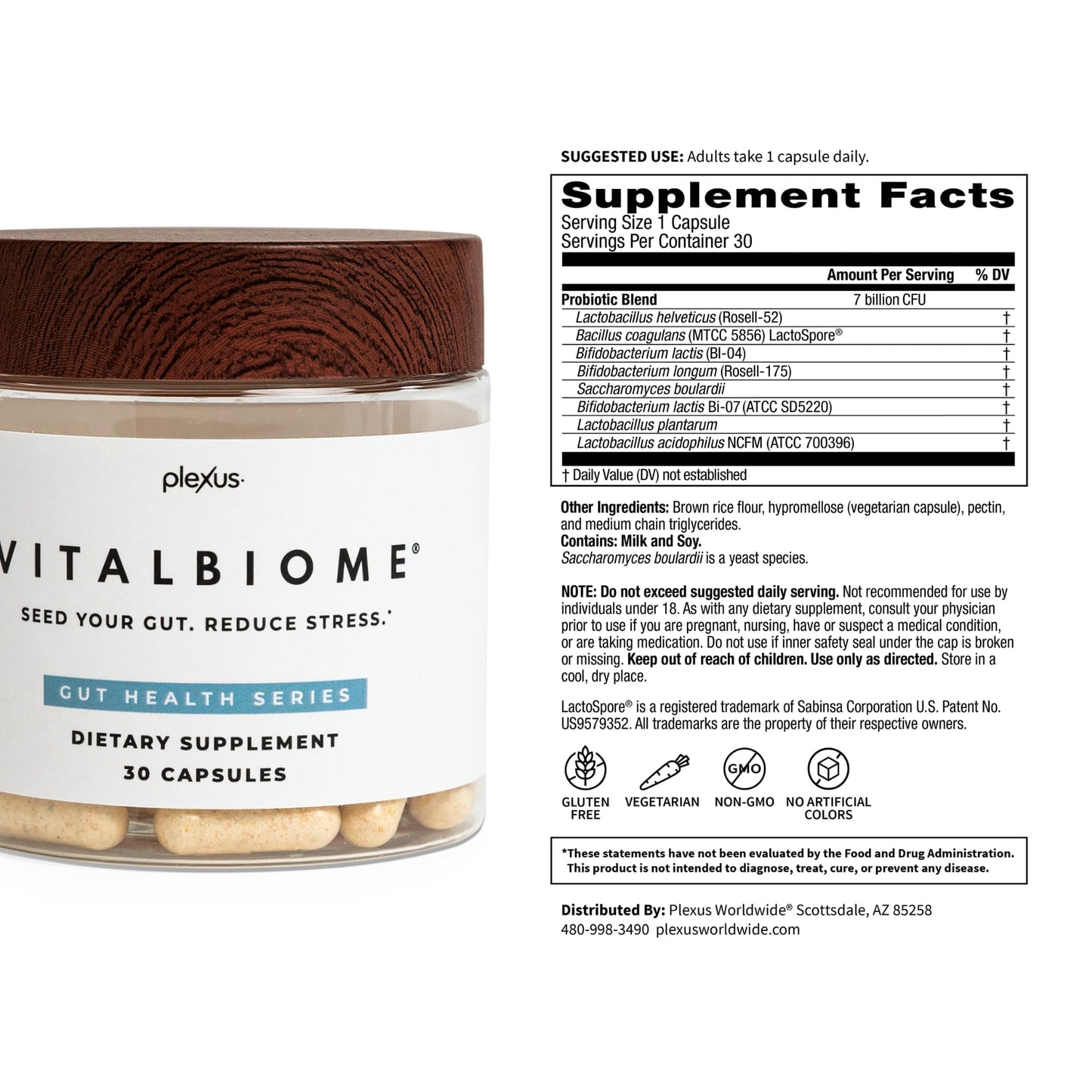 Plexus VitalBiome 60 Capsules