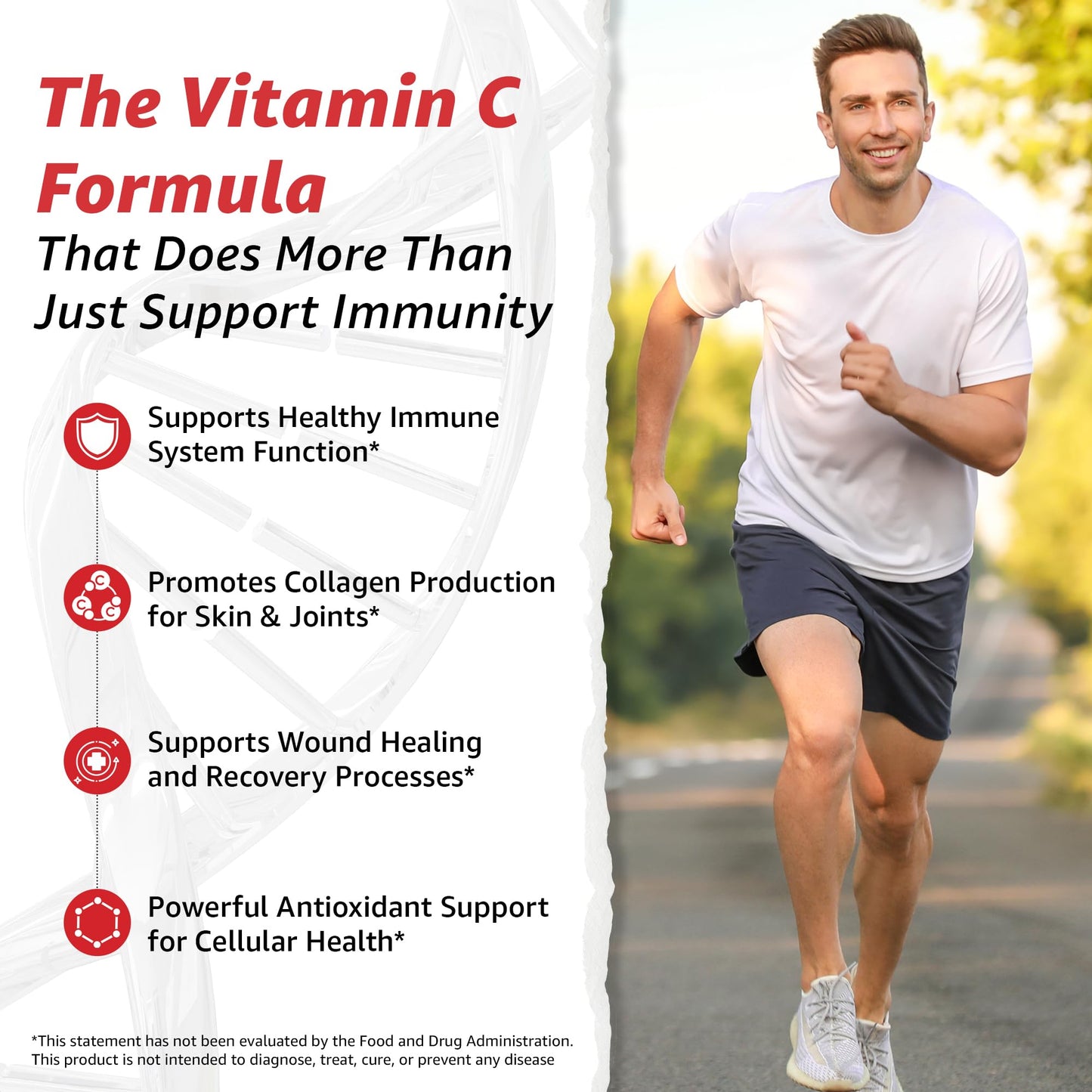 10X Health System Vitamin C 1000mg Capsule, 120 Capsules