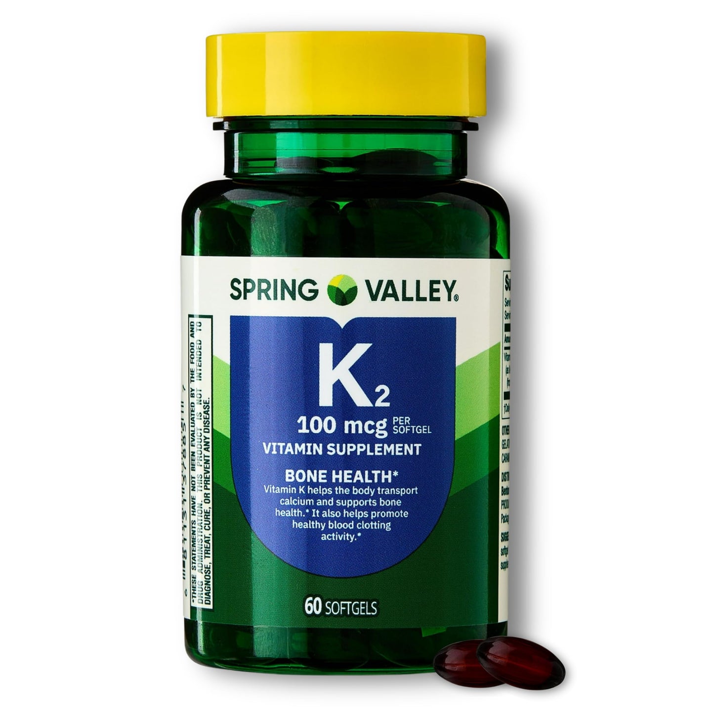 FUSION SHOP STORE Vitamin K2 100mcg Softgels 60 Count