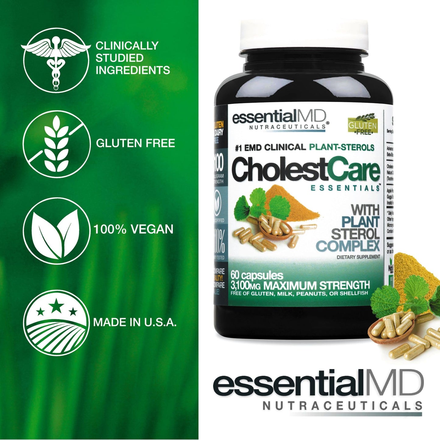 Essential MD CholestCare Phytosterol Essentials Capsule 90 Count