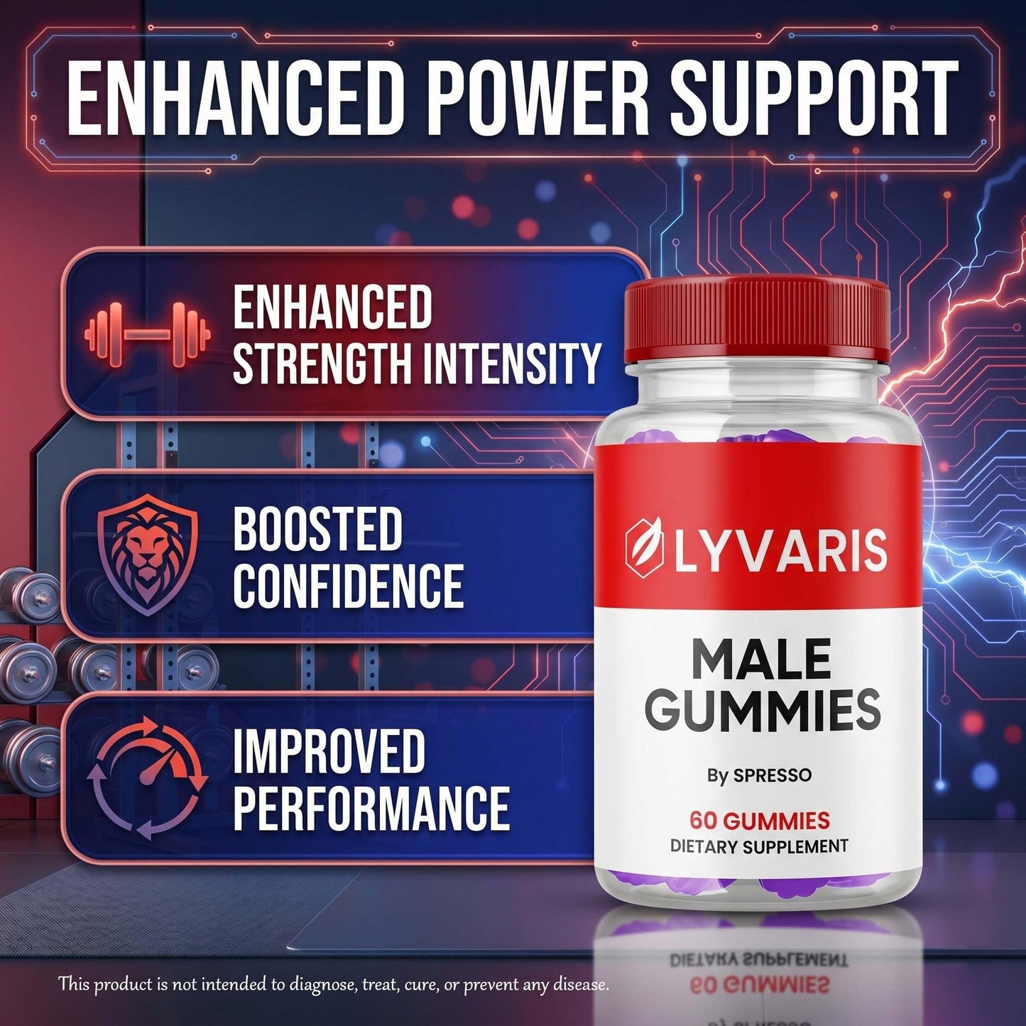 SPRESSO Lyvaris Gummies 180 Gummies